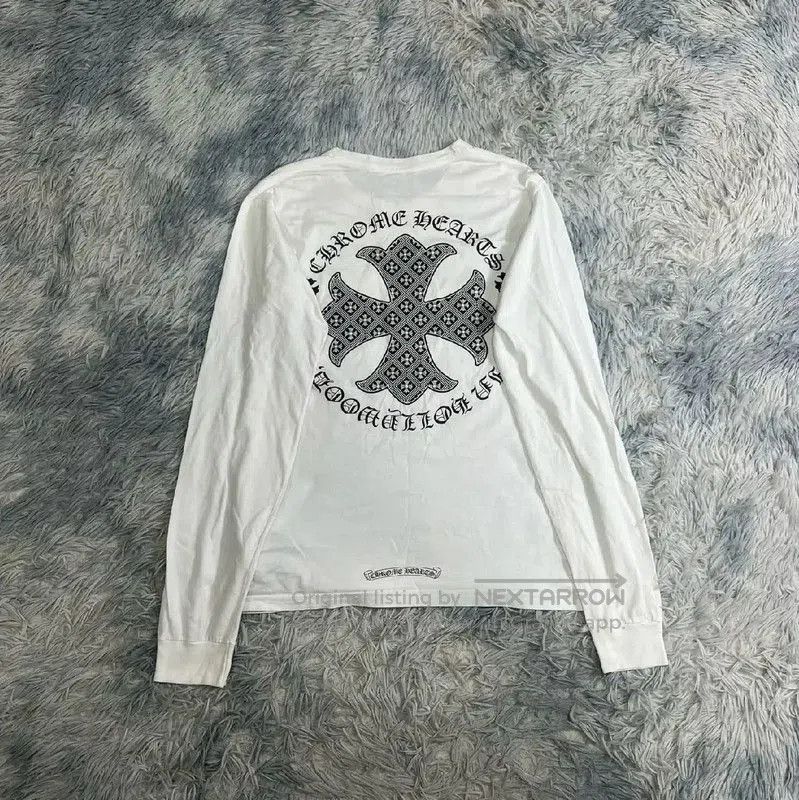 Chrome Hearts Chrome Hearts White Cotton Long Sleeve Sweatshirt . Size US S / EU 44-46 / 1 - 2 Thumbnail