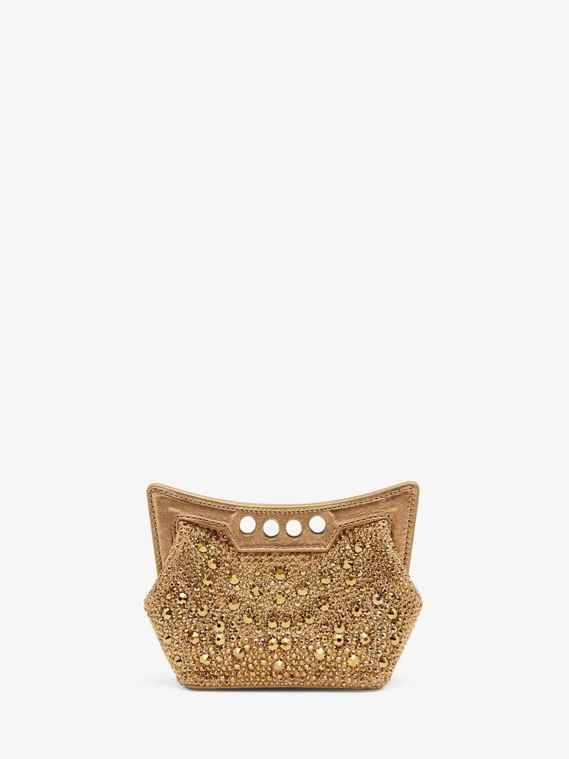 Alexander McQueen o1w1db10925 Size: OS/The Micro Peak Bag in Golden Size ONE SIZE - 2 Thumbnail