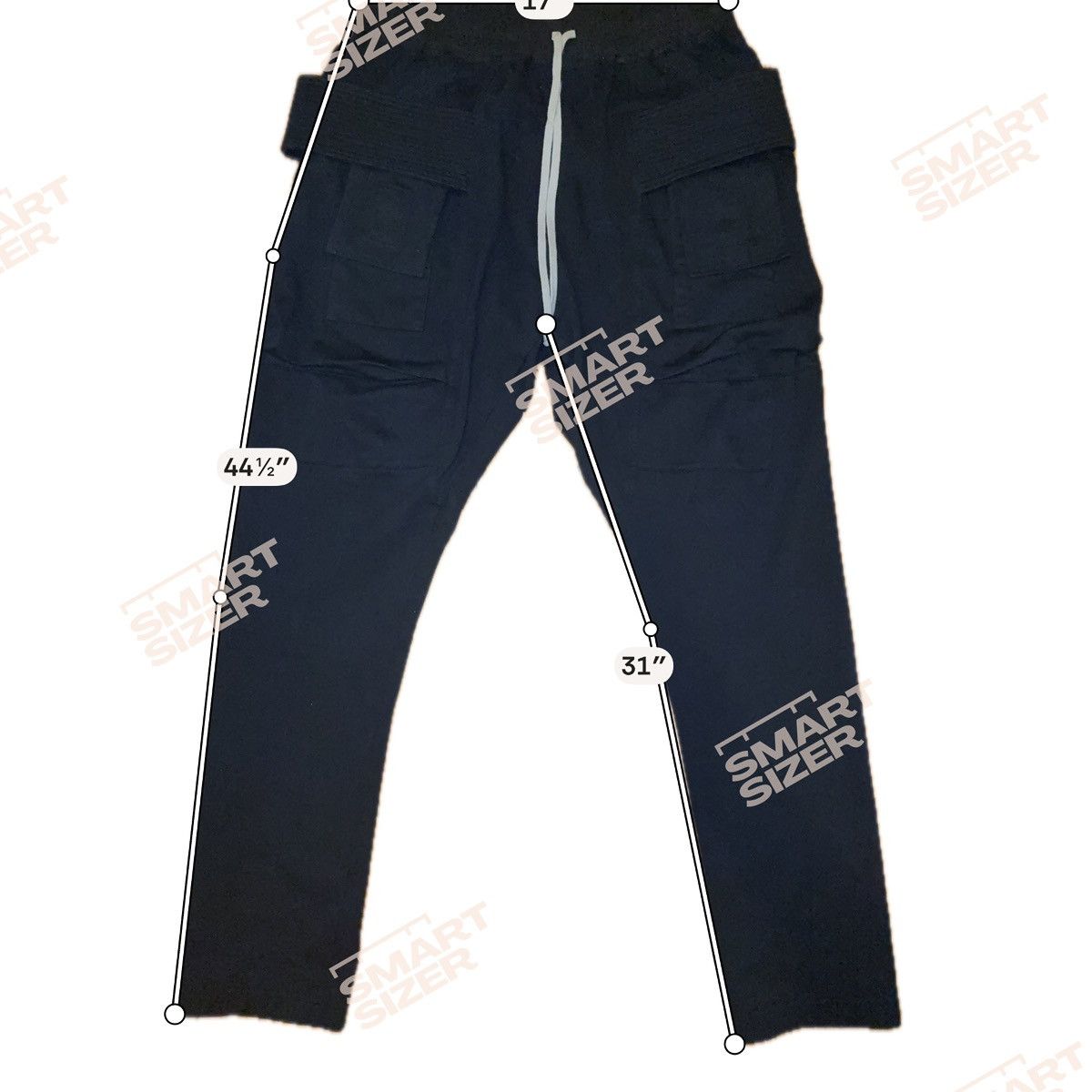 Rick Owens Rick Owens Creatch Cargo Pants Black Heavy Cotton Size L Size US 34 / EU 50 - 13 Thumbnail