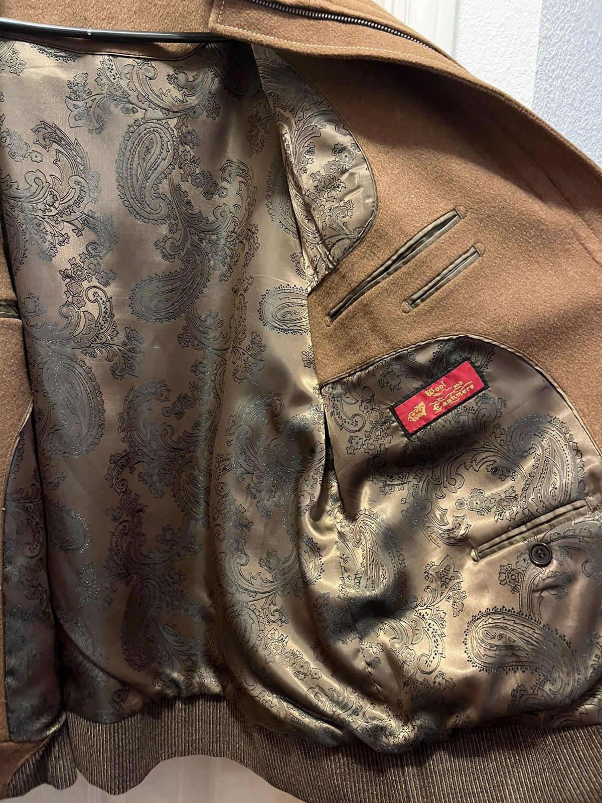 Gianni Manzoni × Vintage Brown Paisley light Mantoni Jacket Size US L / EU 52-54 / 3 - 6 Thumbnail
