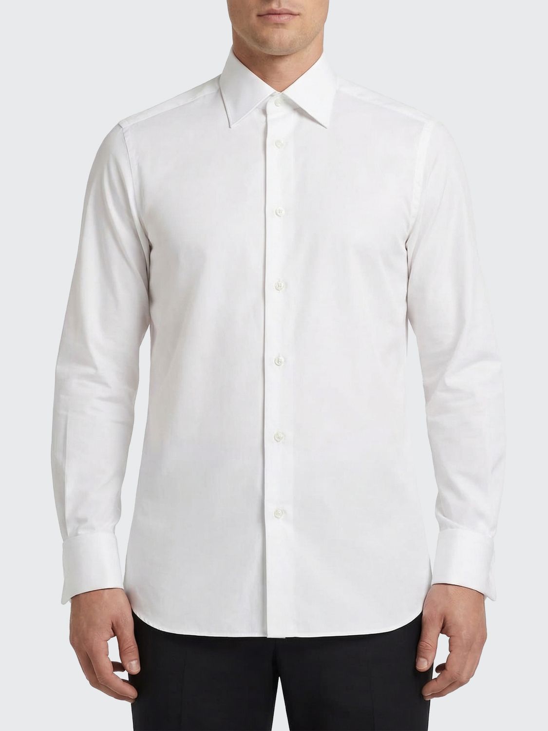 Ermenegildo Zegna Zegna Shirt Men White Size US M / EU 48-50 / 2 - 1 Thumbnail