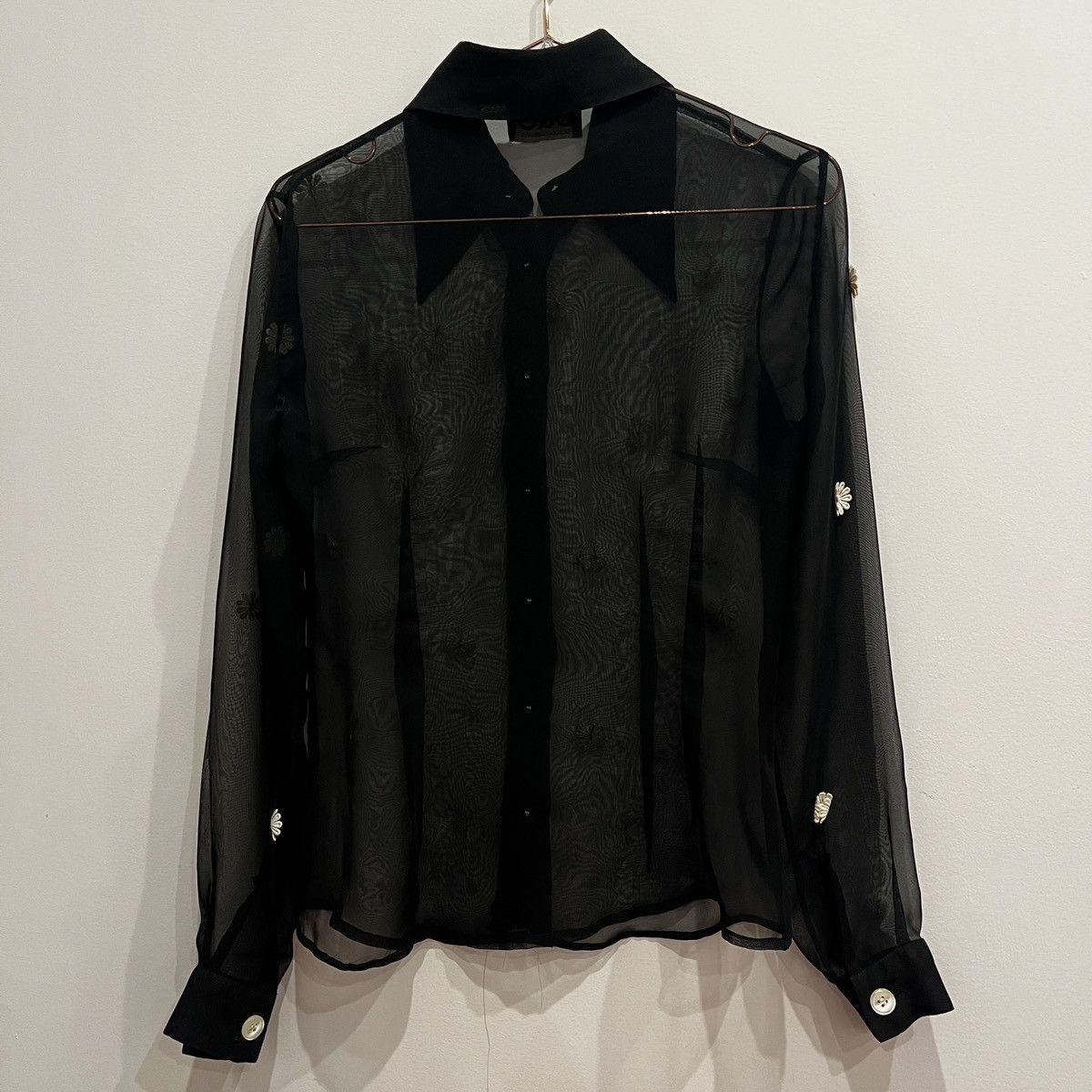 Dolce & Gabbana Vintage Dolce & Gabbana Sheer Button Up Shirt (unisex) Size US S / EU 44-46 / 1 - 18 Thumbnail