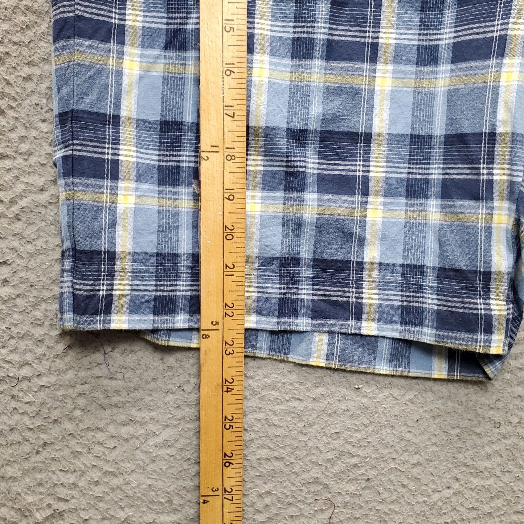 Chaps Chaps Mens Chino Shorts Plaid Multicolor Flat Front 36W Slash Pocket Size 36 Mens Shorts Size US 36 / EU 52 - 3 Thumbnail