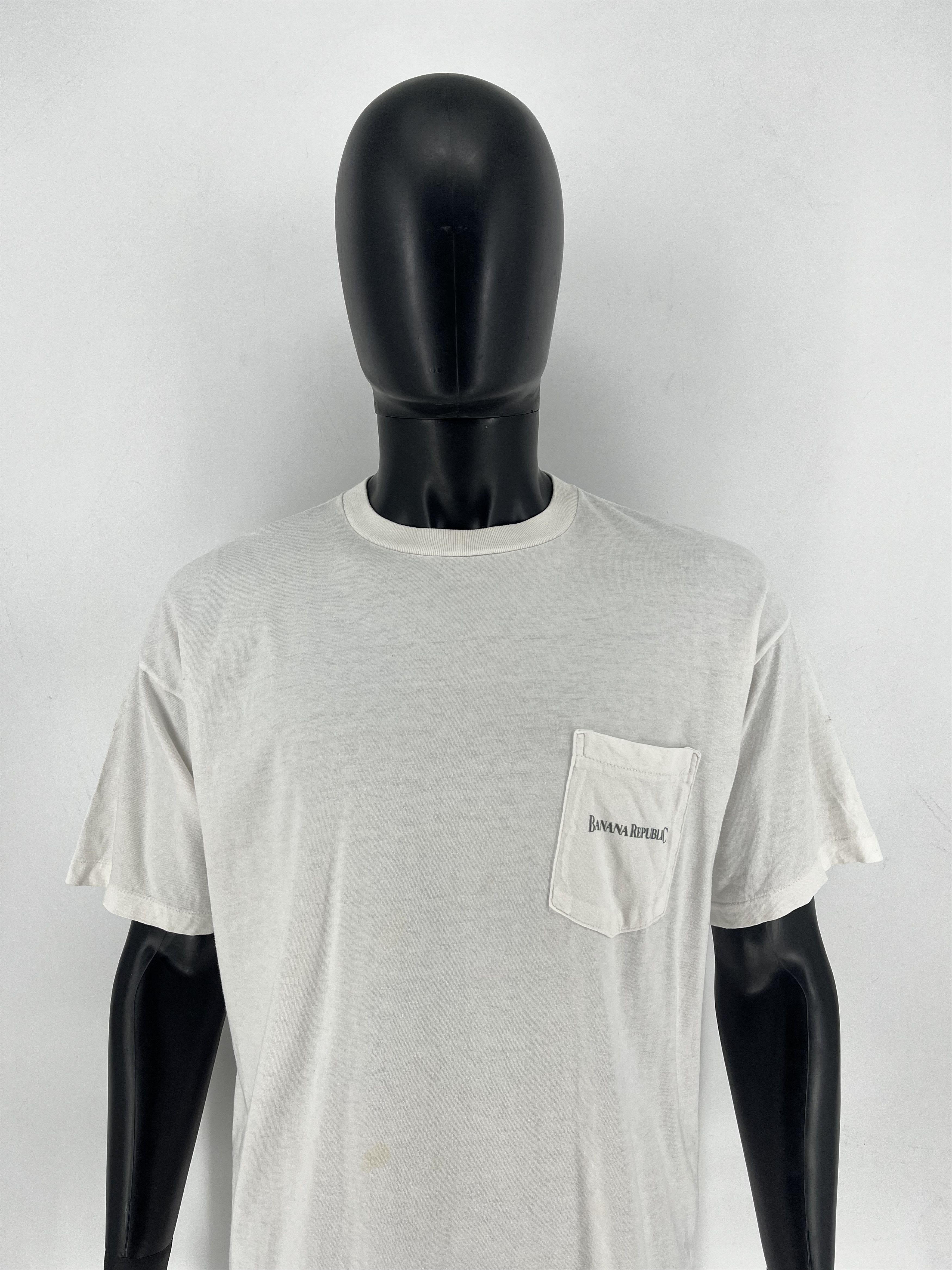 Banana Republic Vintage 1990s Banana Republic Safari Travel Graphic T-shirt Size US XL / EU 56 / 4 - 3 Thumbnail