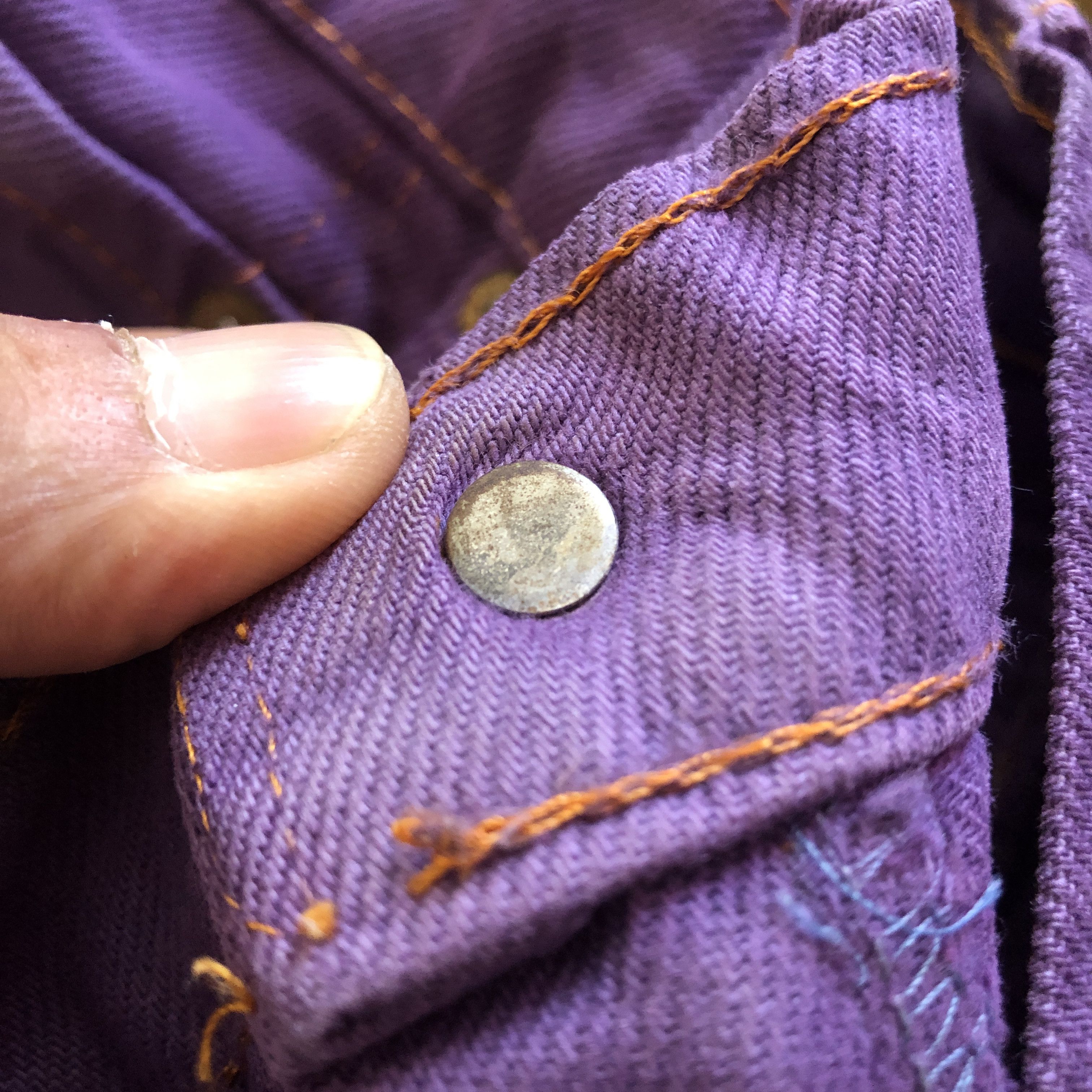 Levi's Vintage Levis 664 Purple Levi's Canada Made Jeans Denim Size US 30 / EU 46 - 6 Thumbnail