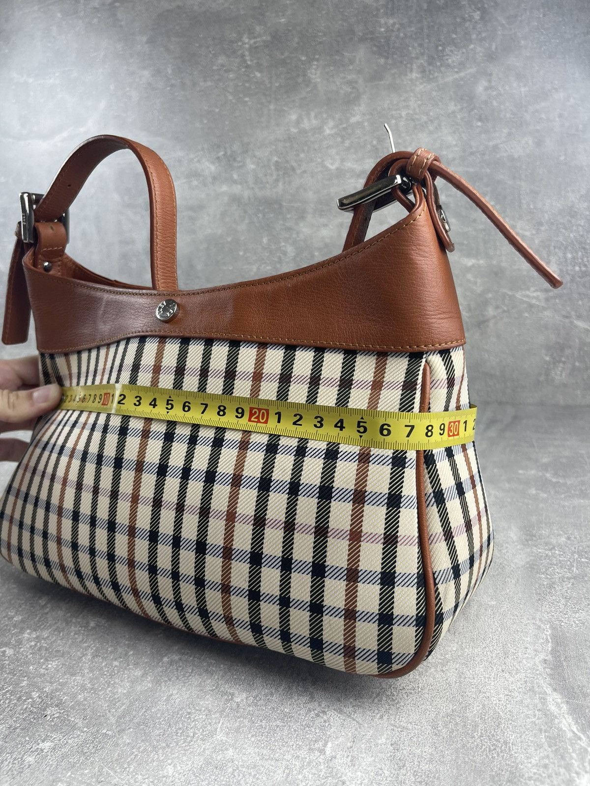 DAKS × Vintage Daks London Brown Leather Shoulder Future Tote Bag Size ONE SIZE - 20 Thumbnail