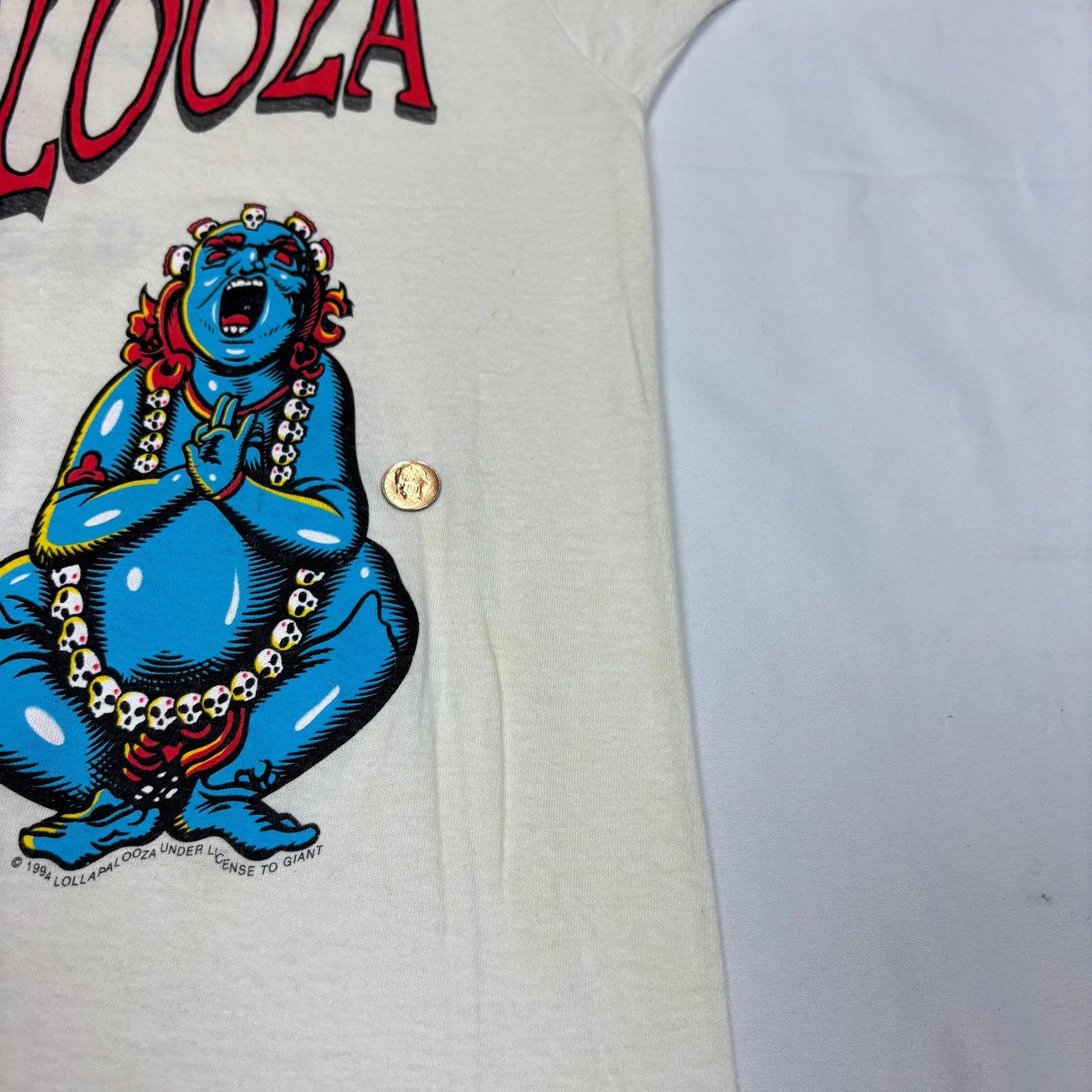 Vintage Vintasge 1994 Lollapalooza T Shirt Mens XL Smashing Pumpkins Size US XL / EU 56 / 4 - 12 Thumbnail