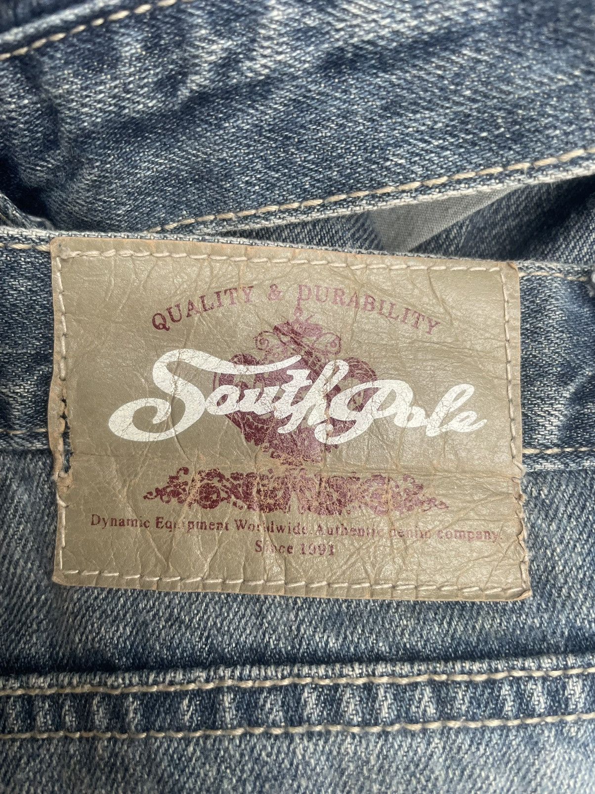 JNCO Vintage Baggy South Pole Denim Size US 32 / EU 48 - 12 Thumbnail