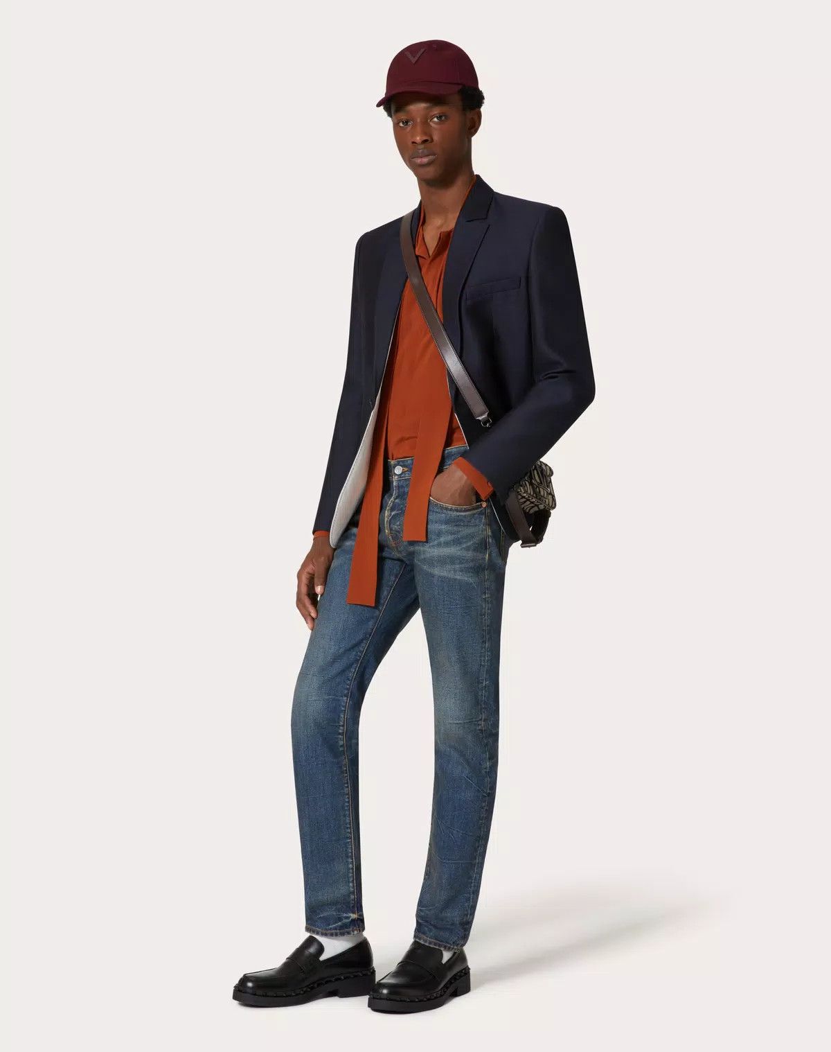 Valentino oc11z0725 Washed Silk Shirt With Neck Tie in Orange Size US XL / EU 56 / 4 - 3 Thumbnail