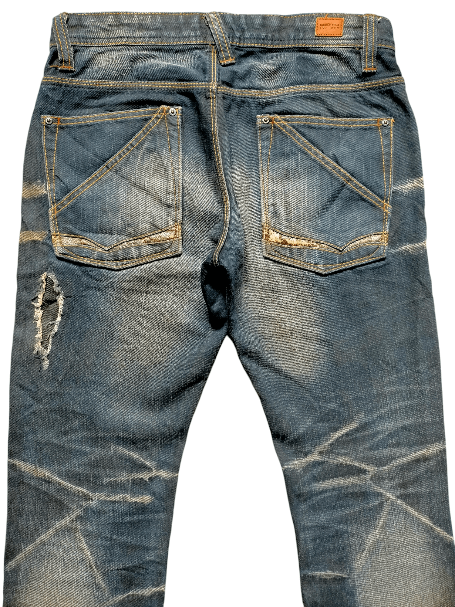 Hysteric Glamour Flare Jeans Nicole Club Patchwork Boot cut Denim Size US 30 / EU 46 - 11 Thumbnail