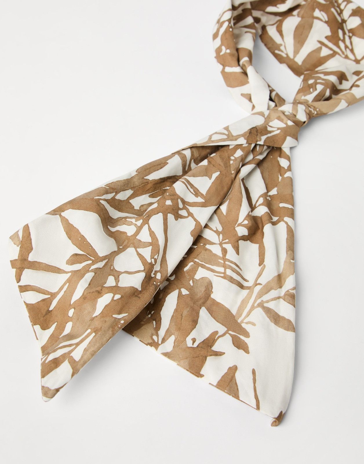 Brunello Cucinelli o1la1rc1a0326 Size: OS / Headband in White/Brown Size ONE SIZE - 2 Thumbnail