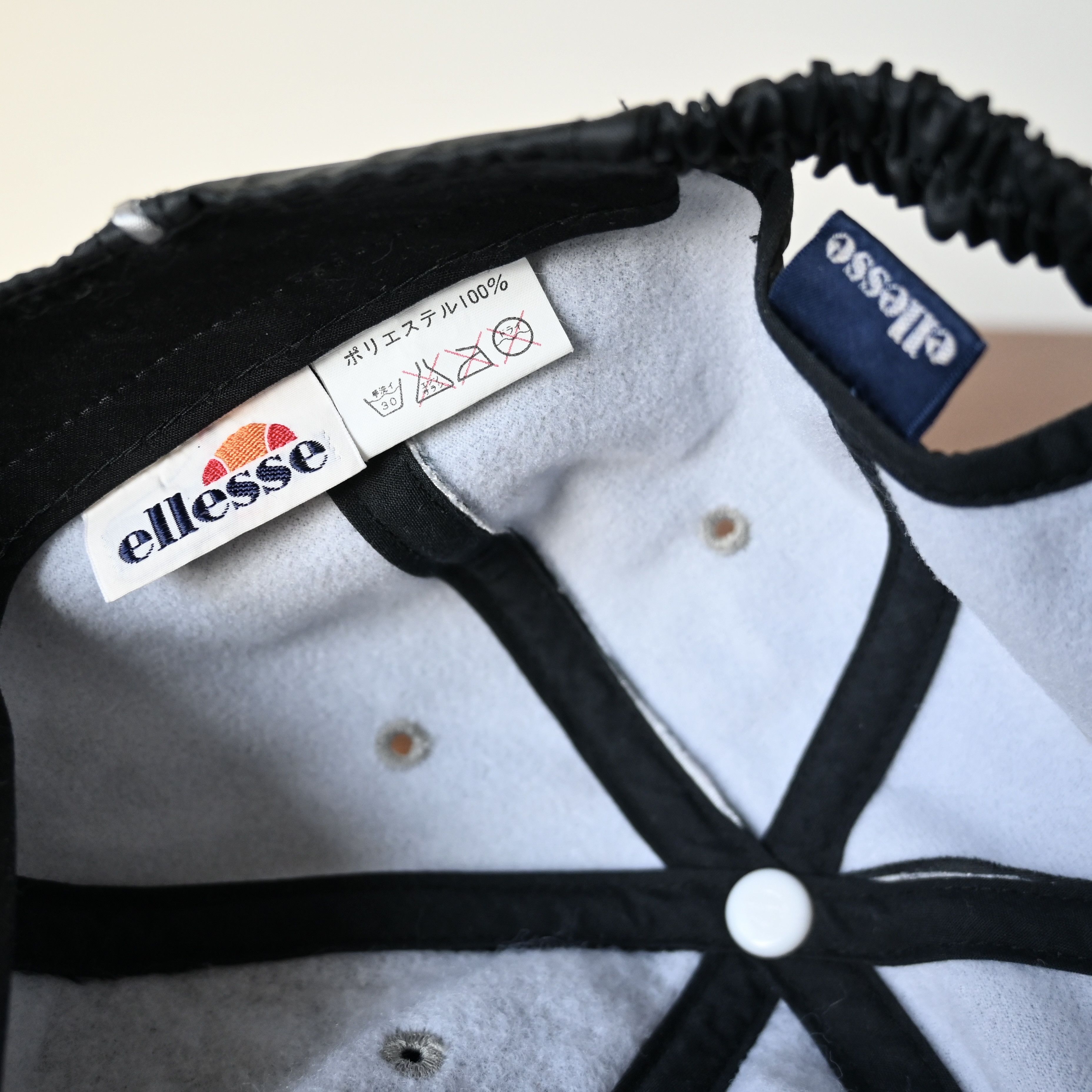 Ellesse VTG 1990s Ellesse logo embroidered 6-panel hat made in Japan Size ONE SIZE - 11 Thumbnail