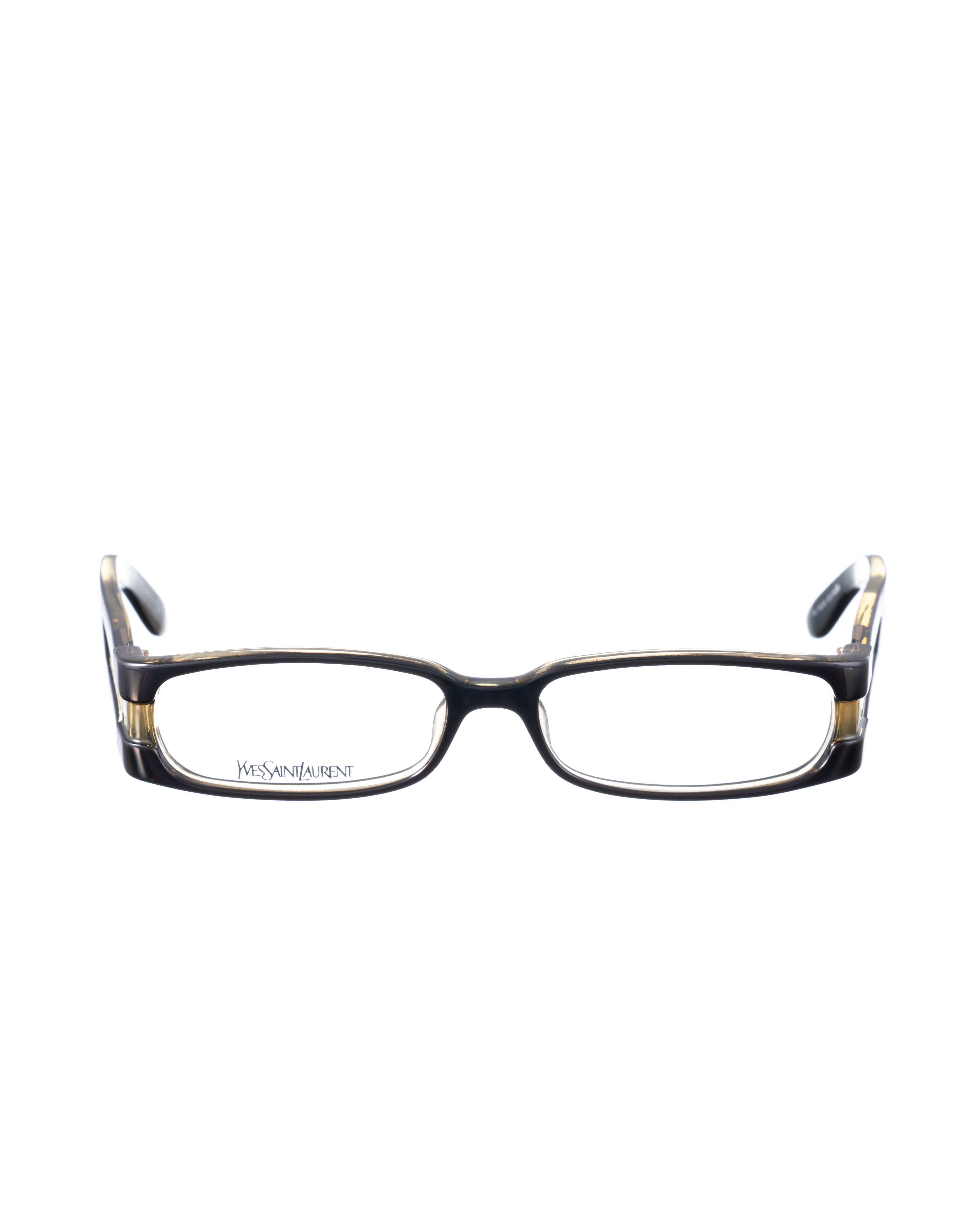 Saint Laurent Paris Yves Saint Laurent 00s Black Glasses Transparent Elements Size ONE SIZE - 2 Thumbnail