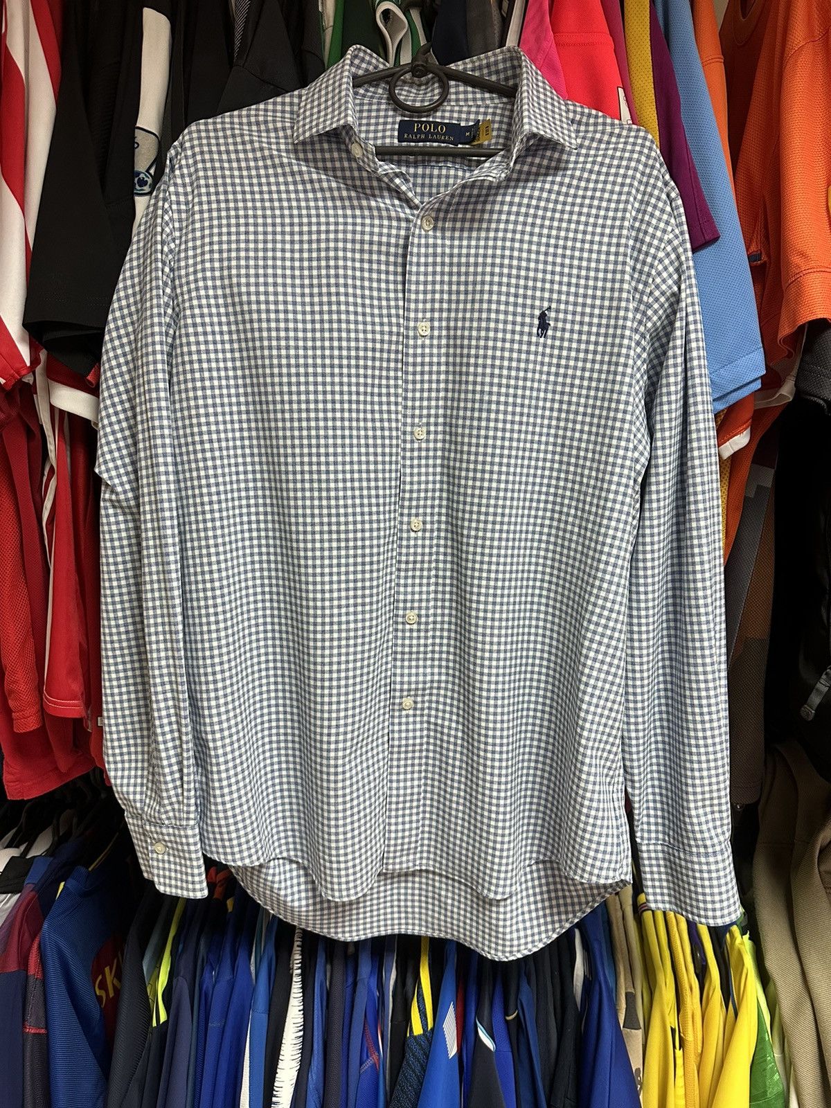 Polo Ralph Lauren Polo Ralph Lauren Checked Shirt Button Up Luxury Small Logo Size US M / EU 48-50 / 2 - 10 Thumbnail