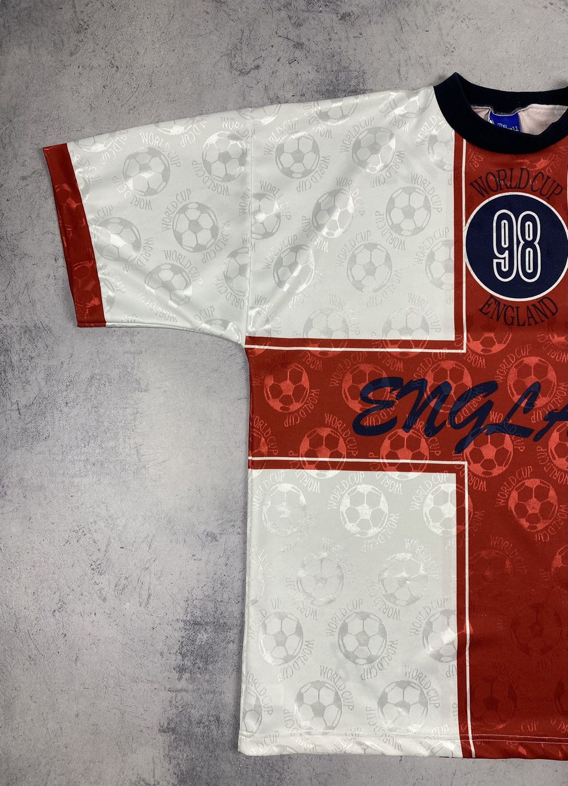 Vintage Vintage England World Cup 1998 Fan Football Jersey Size US XL / EU 56 / 4 - 3 Thumbnail