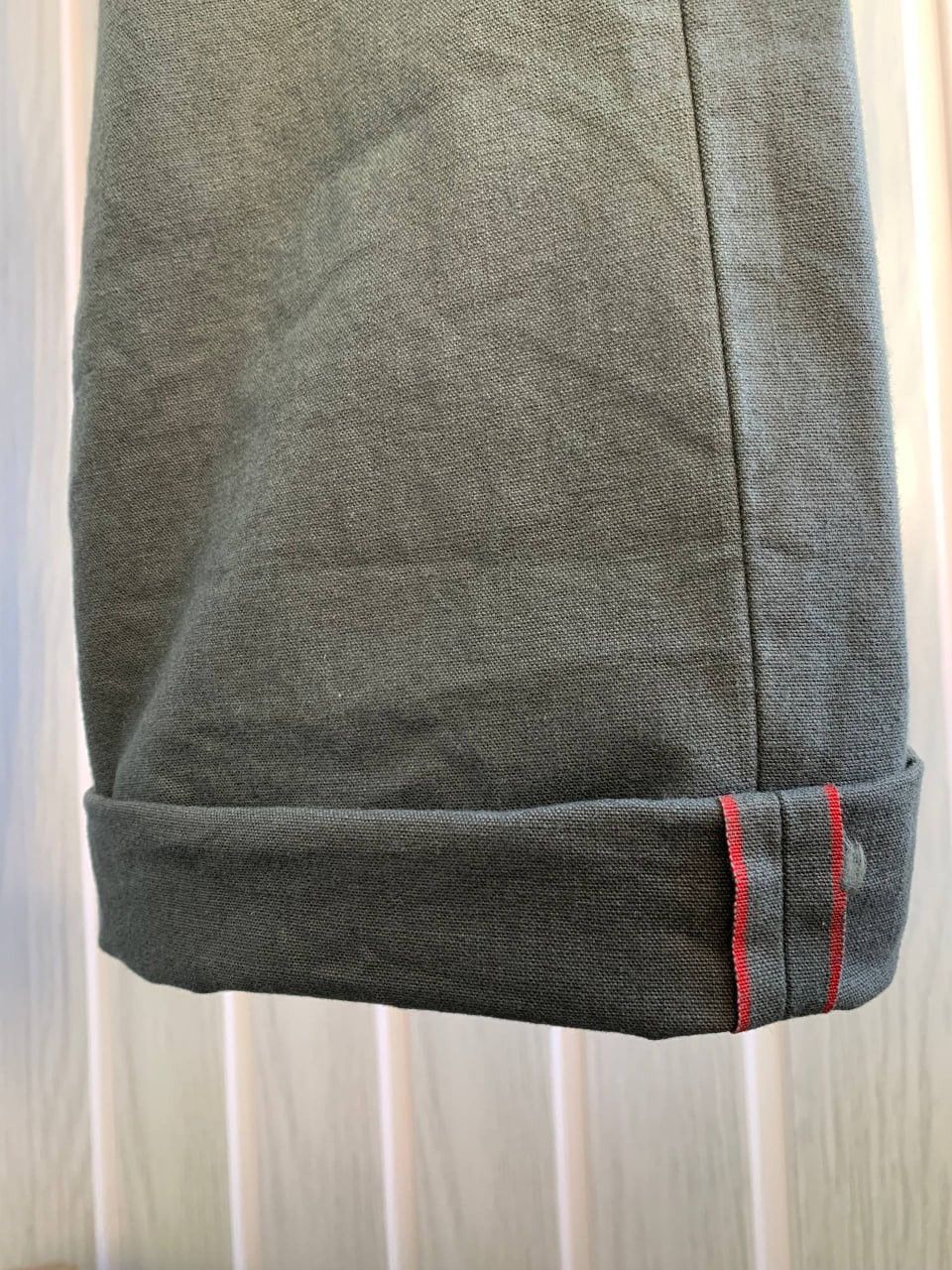 Rogue Territory Rogue Territory USA Green Cotton Tapered Selvedge Trousers Size US 33 - 11 Thumbnail