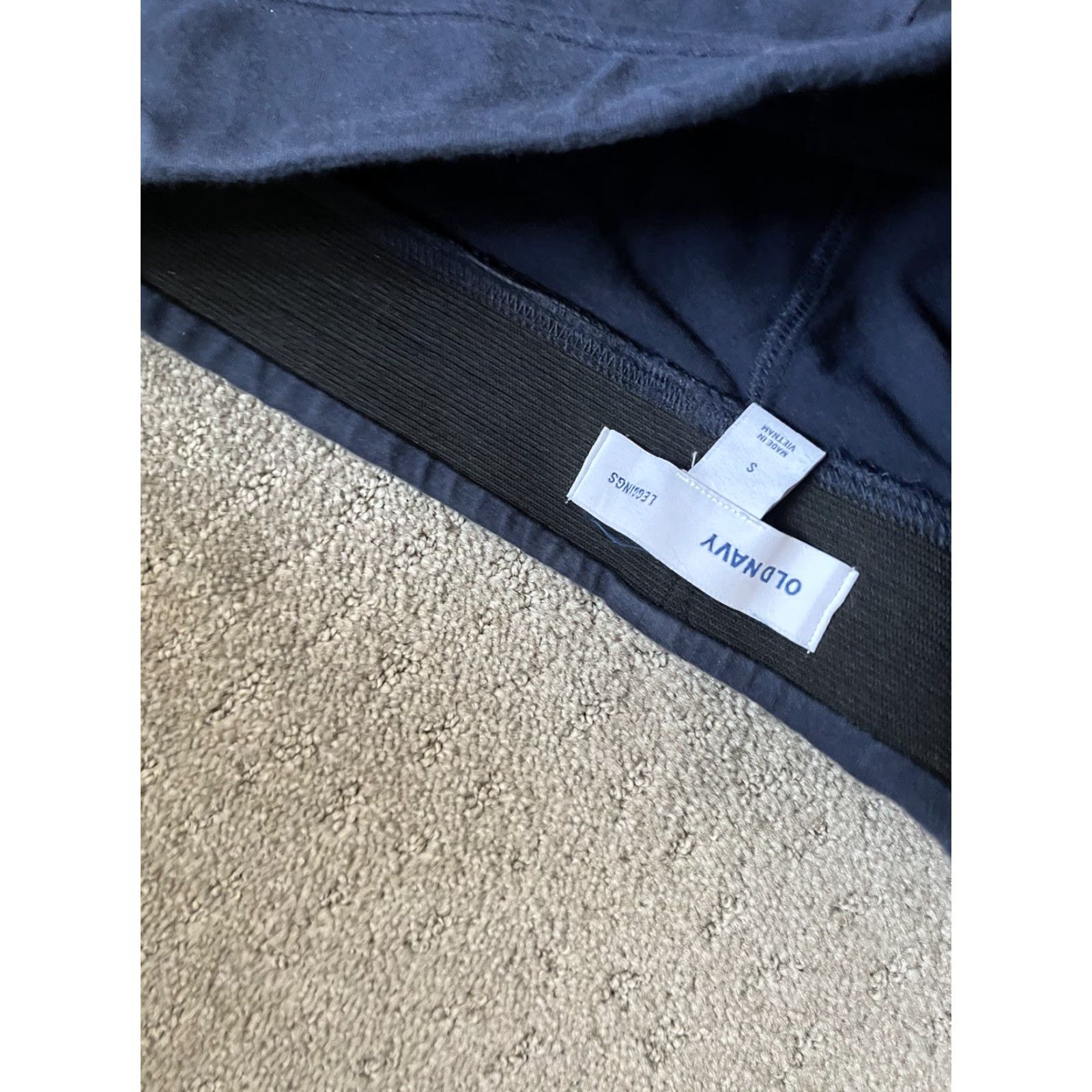 Old Navy Old Navy Women Leggings Mid Rise Fleece Navy Blue M Size 32" / US 10 / IT 46 - 5 Thumbnail