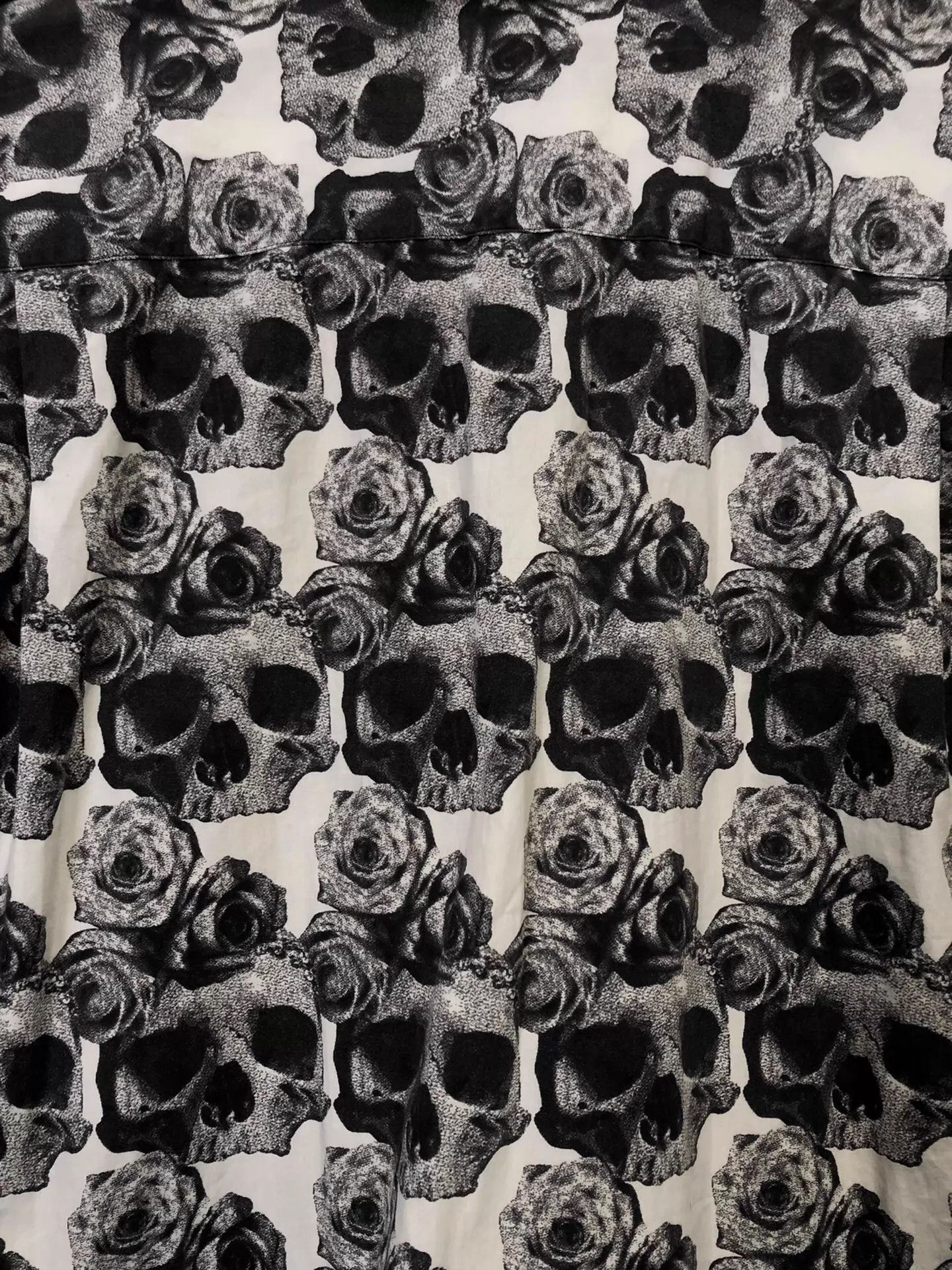 Comme des Garcons COMME DES GARÇONS 2011SS Skull Rose Shirt XS Size US XS / EU 42 / 0 - 4 Thumbnail