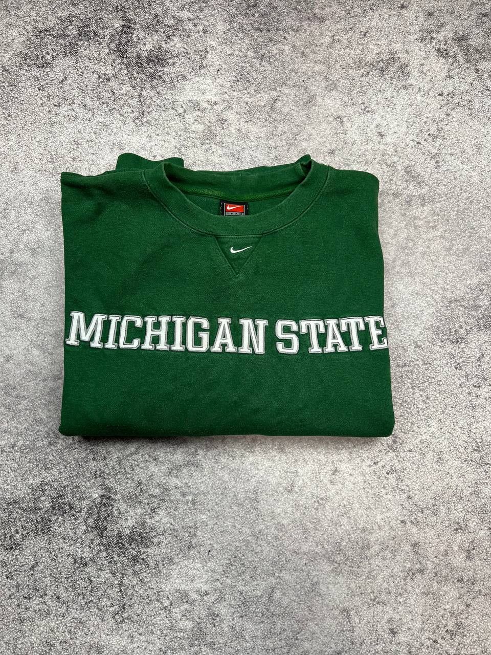 Nike Vintage Nike Michigan State Hoodie Center Swoosh Size US L / EU 52-54 / 3 - 17 Thumbnail