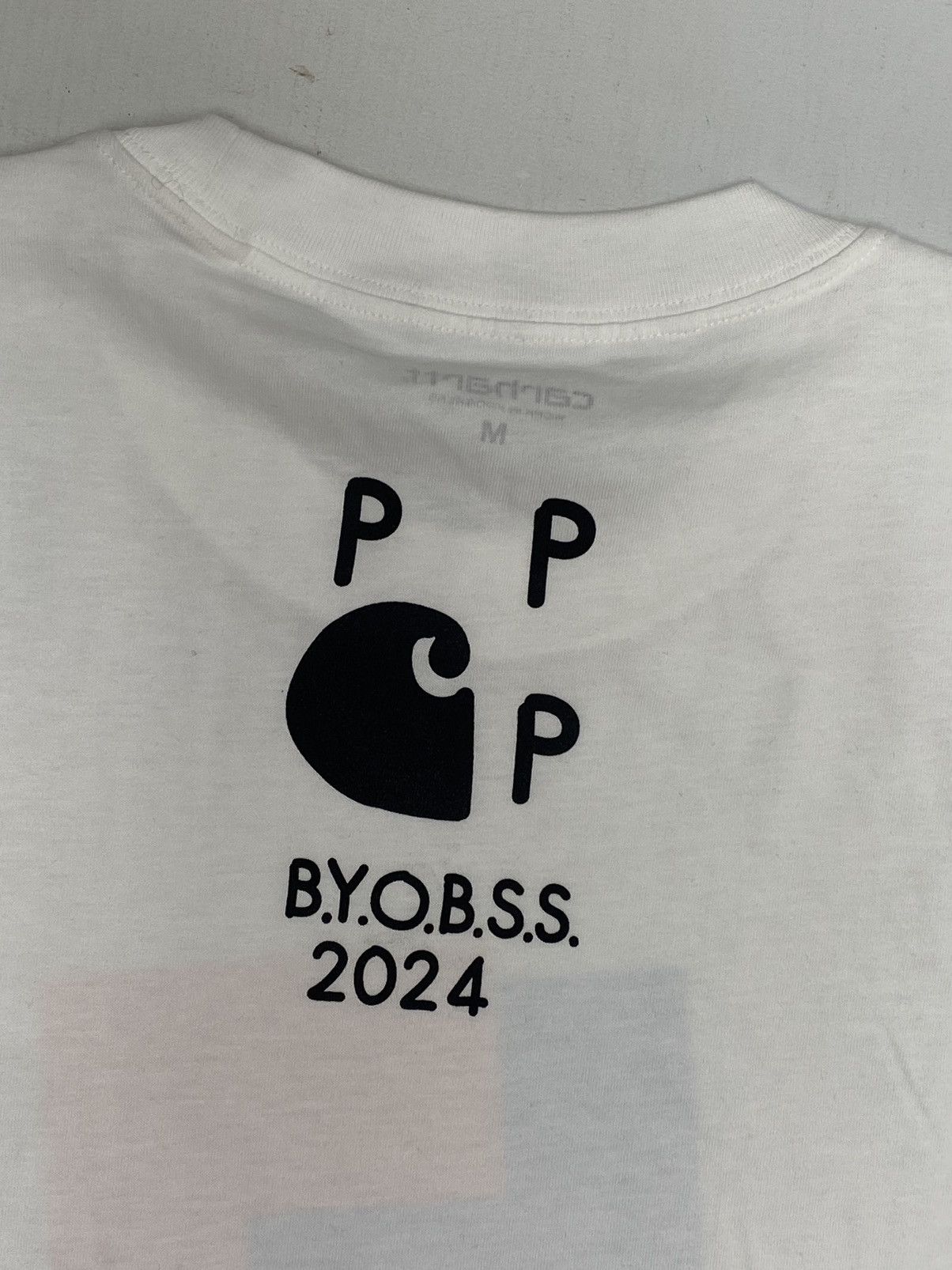 Carhartt Wip Carhartt WIP x BYOBSS T-shirt size M White new Size US M / EU 48-50 / 2 - 8 Thumbnail