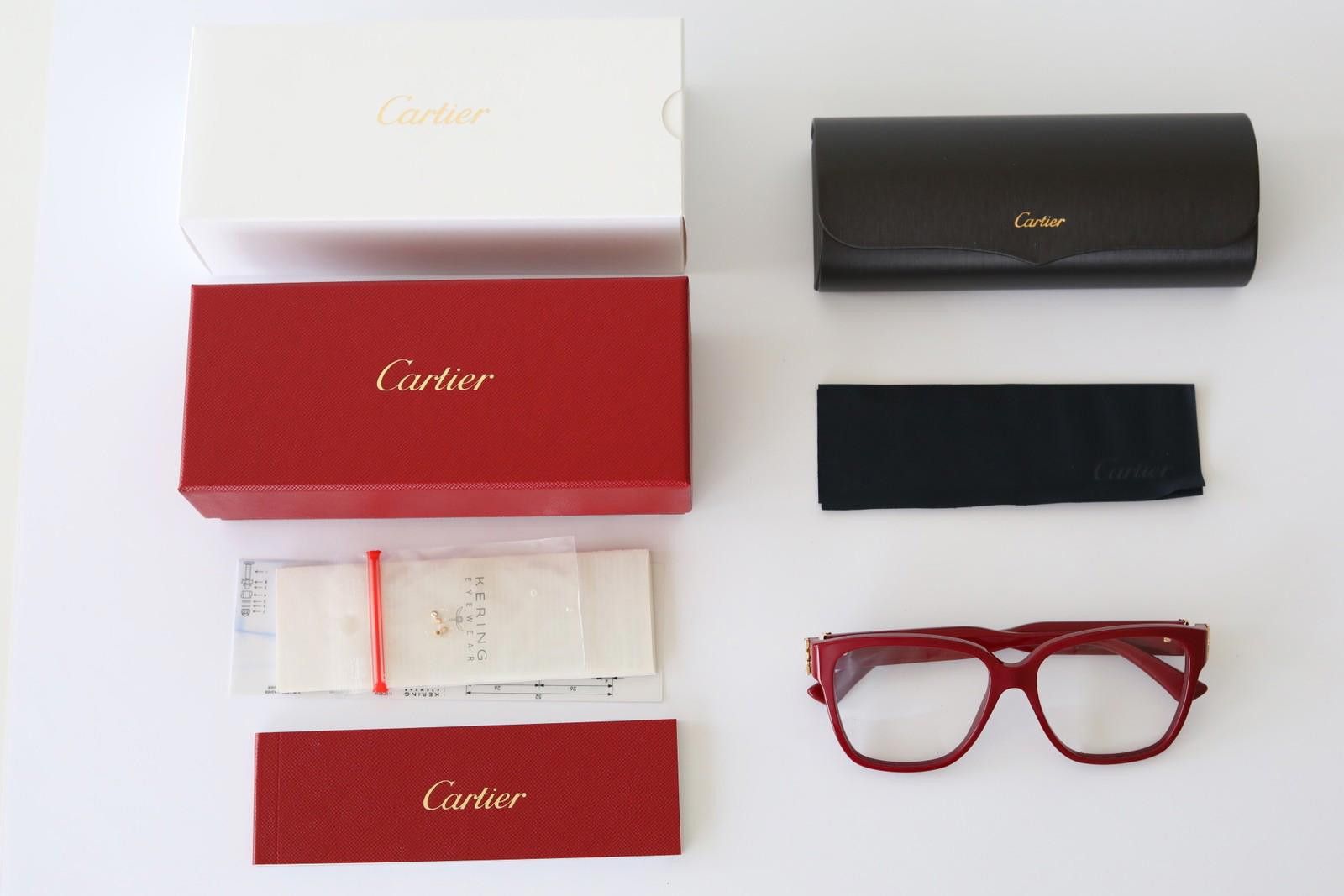 Cartier New Cartier eyewear optical eyeglasses CT0451O 004 red Size ONE SIZE - 2 Thumbnail