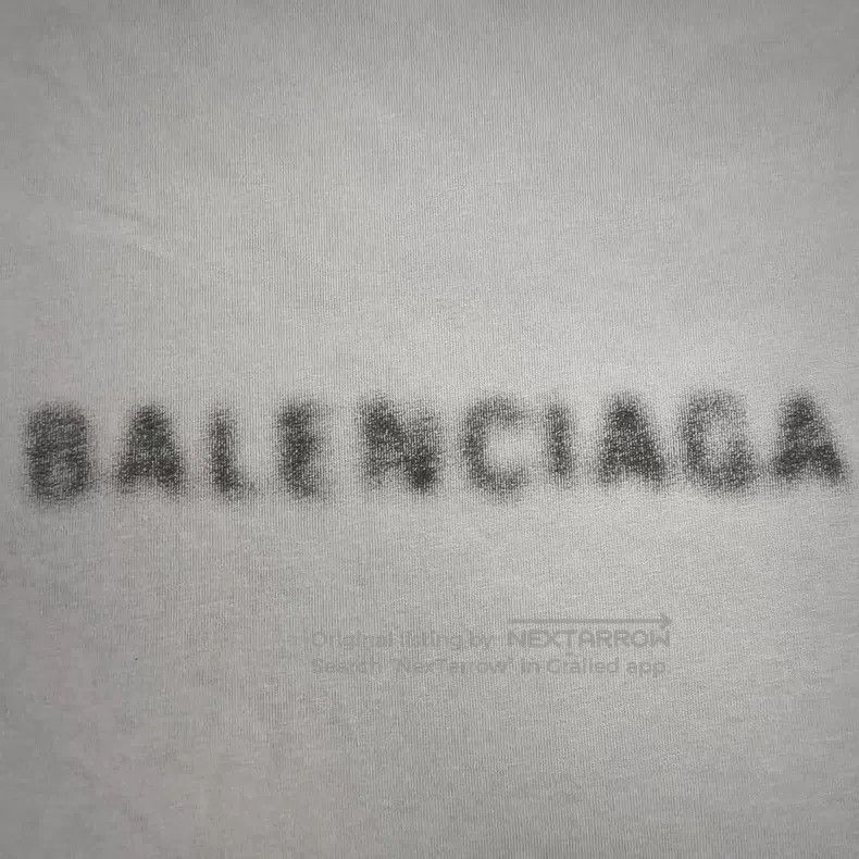 Balenciaga Balenciaga Blurred mosaic logo short sleeve Size US M / EU 48-50 / 2 - 4 Thumbnail