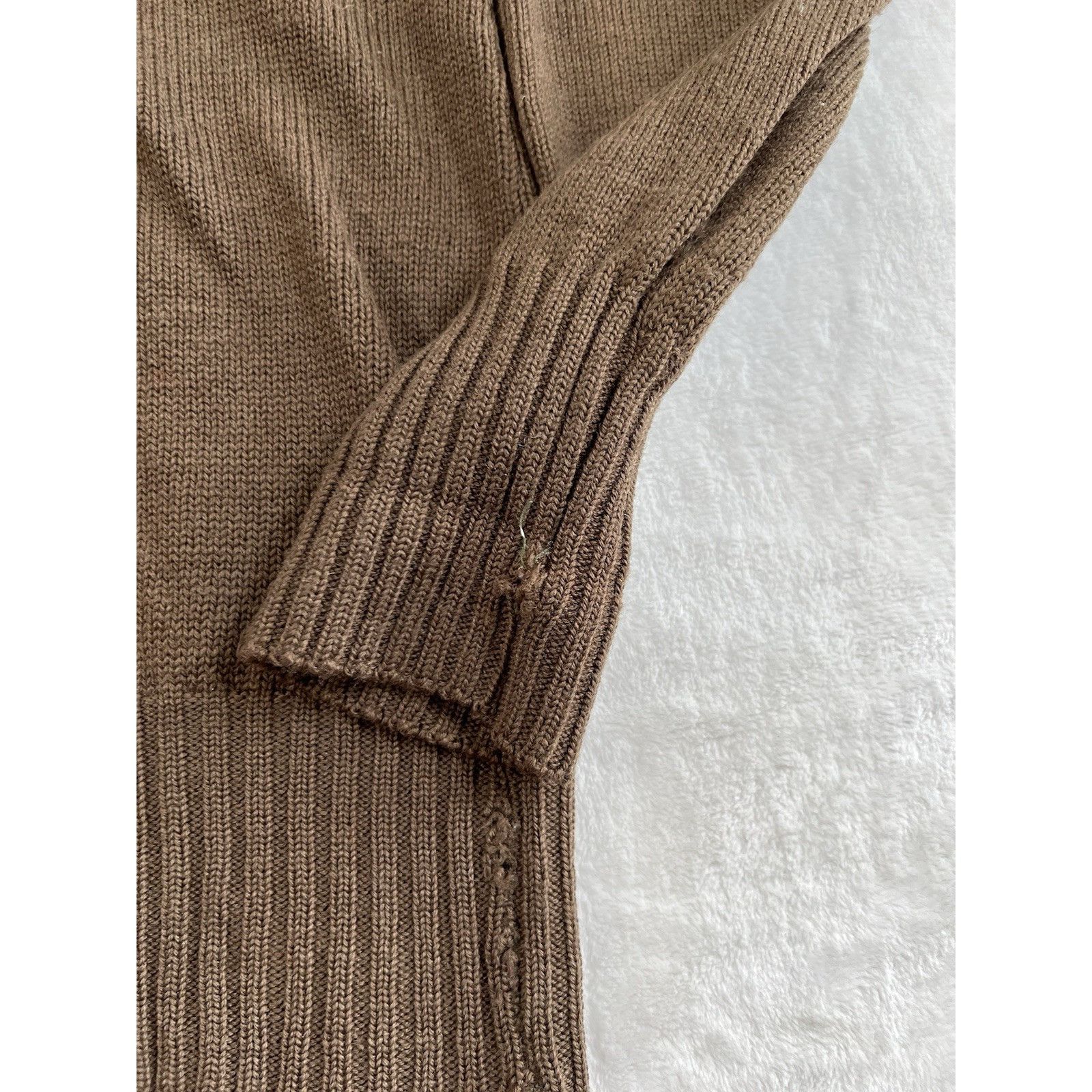 Vintage Jack Young Mens Medium 100% Wool Brown Olive Drab Shawl Butt Size US M / EU 48-50 / 2 - 3 Thumbnail