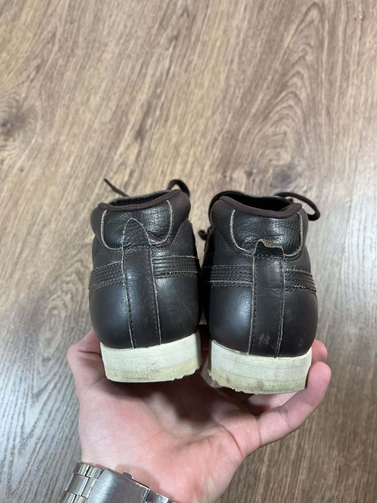 Onitsuka Tiger Vintage Asics Onitsuka Tiger Leather Brown Shoes Size US 4.5 / IT 34.5 - 6 Thumbnail