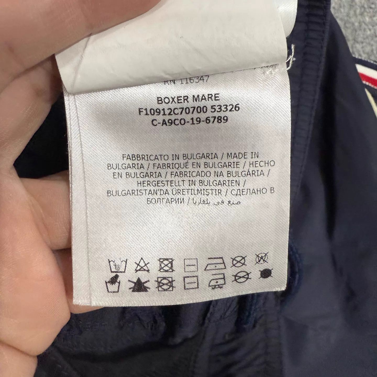 Moncler Moncler Navy Nylon Logo Shorts L Size US 34 / EU 50 - 4 Thumbnail