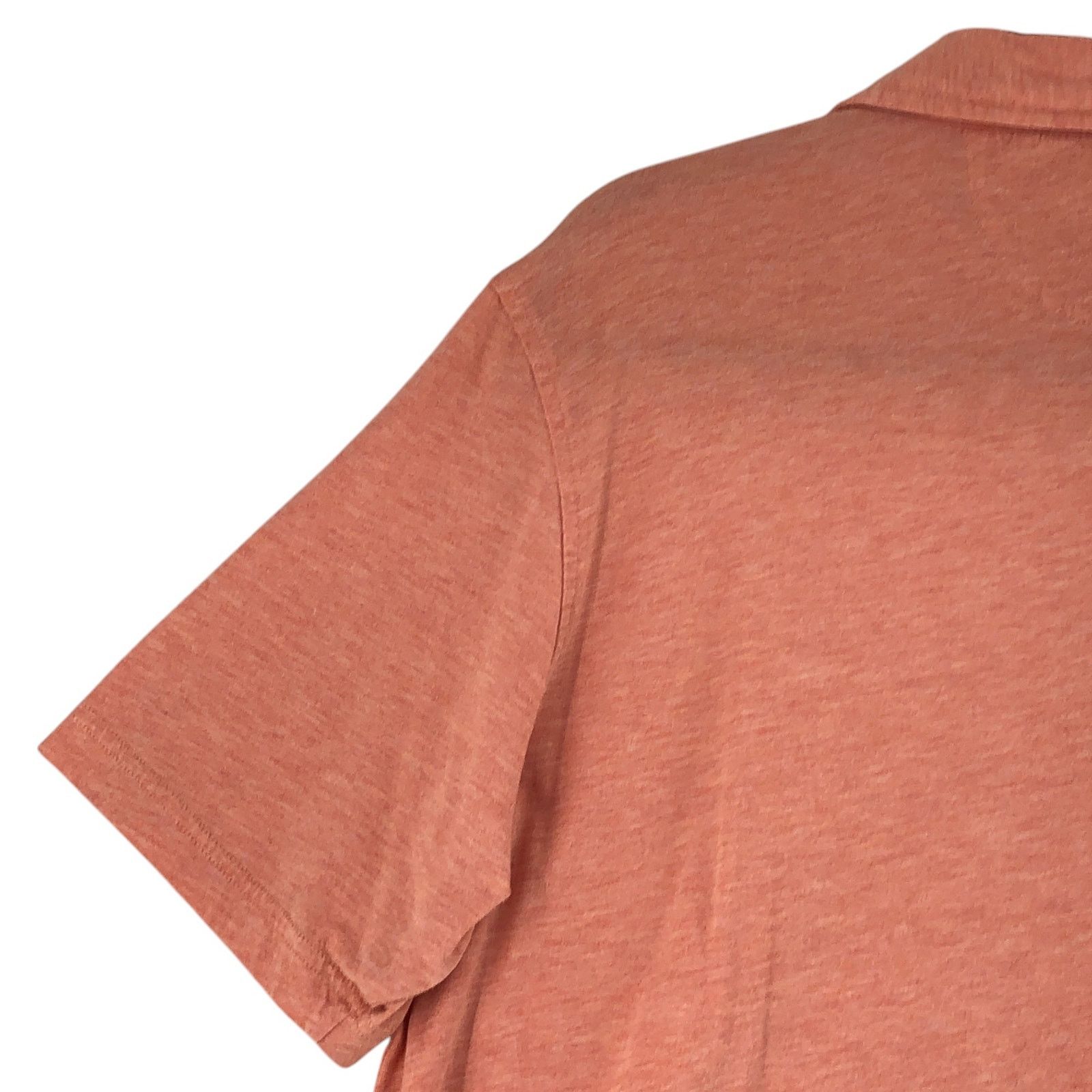 Peter Millar Peter Millar Size L Polo Shirt Crown Soft Melange Orange Size US L / EU 52-54 / 3 - 13 Thumbnail