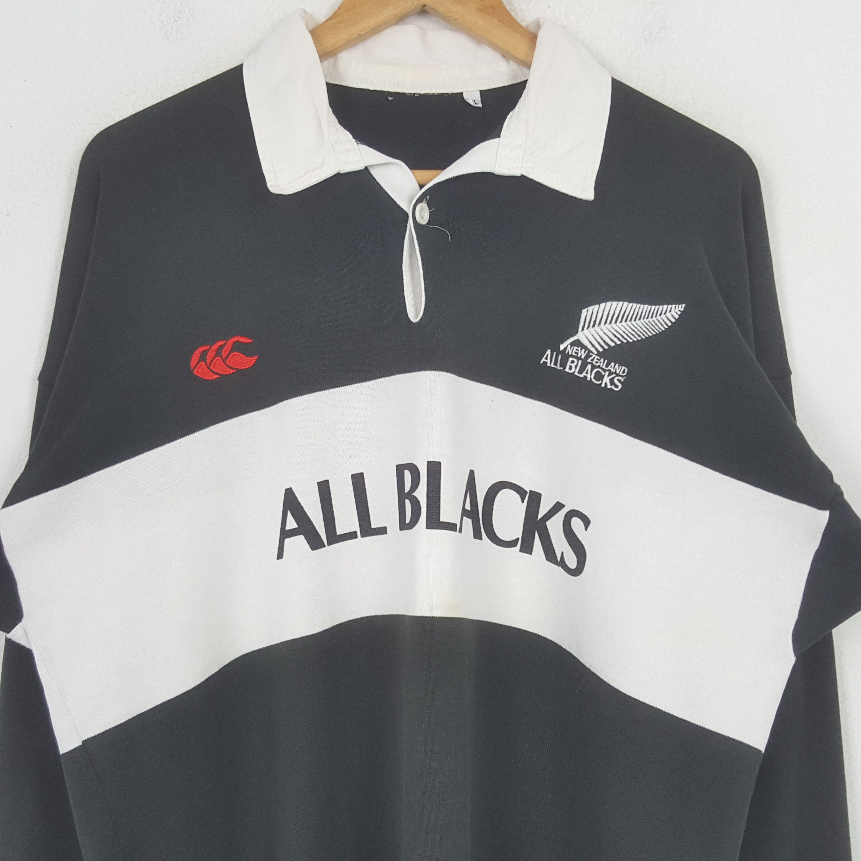 Canterbury of New Zealand Vintage Canterbury Of New Zealand All Black Polo Shirt RR21 Size US XL / EU 56 / 4 - 2 Thumbnail