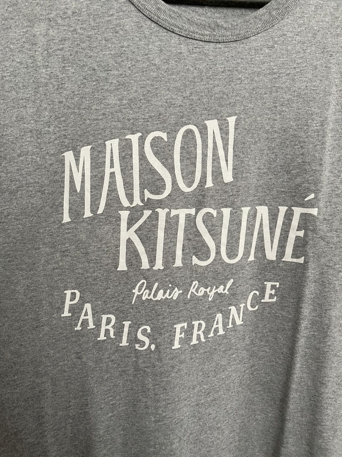 Maison Kitsune Maison Kitsune Paris France Big Logo T-Shirt Tee Size US L / EU 52-54 / 3 - 7 Thumbnail
