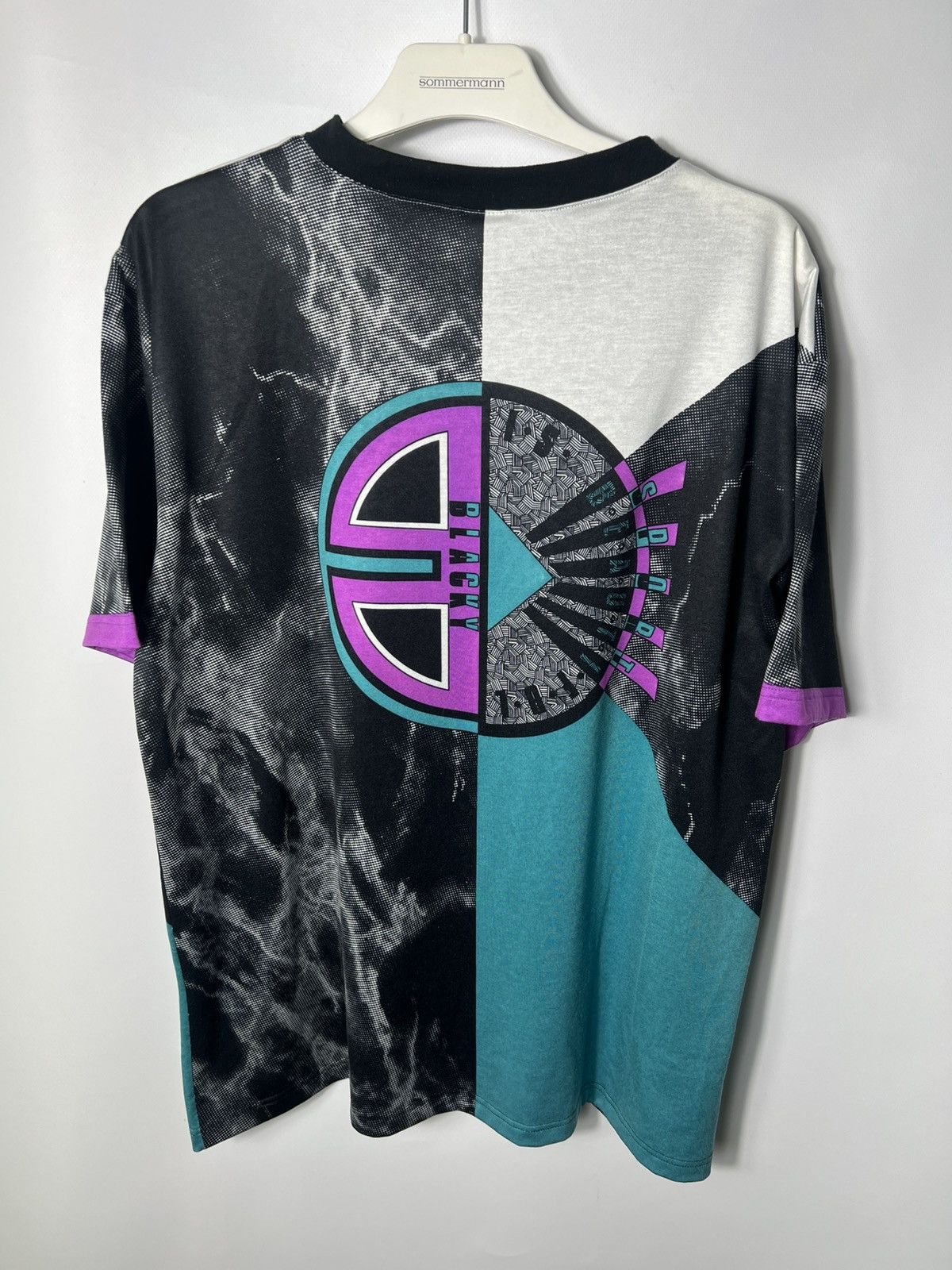 Vintage Vintage sportswear 90s cycling Blacky Switzerland T-shirt Size US L / EU 52-54 / 3 - 6 Thumbnail