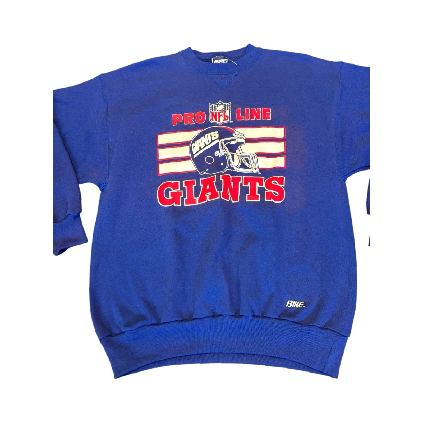 NFL VINTAGE Bike Pro Line 90s New York Giants Mens Blue Sweatshirt L NFL NWT DS Size US L / EU 52-54 / 3 - 3 Thumbnail