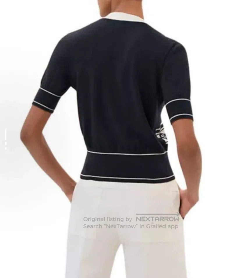 Hermes Hermes Knit Short Sleeve Cardigan Size XS / US 0-2 / IT 36-38 - 2 Thumbnail