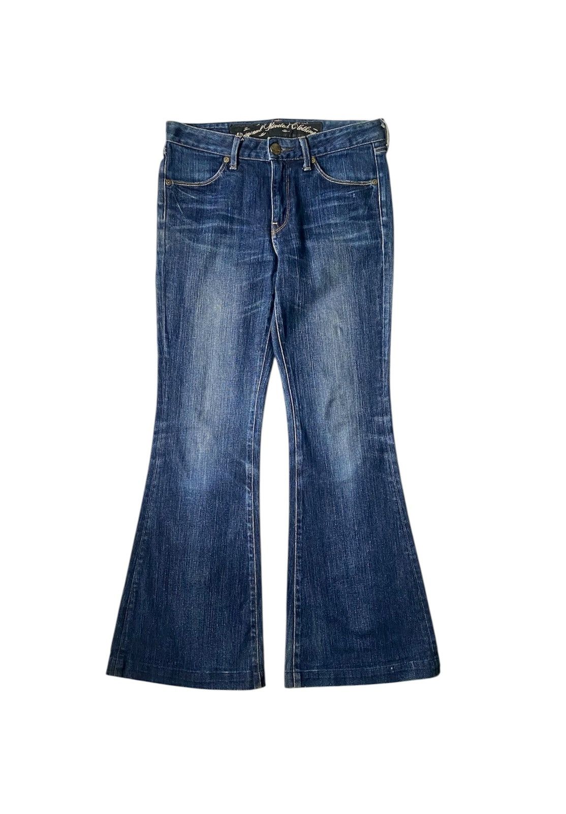 Levi's Levis lady style jeans flare pants Size 29" - 2 Thumbnail