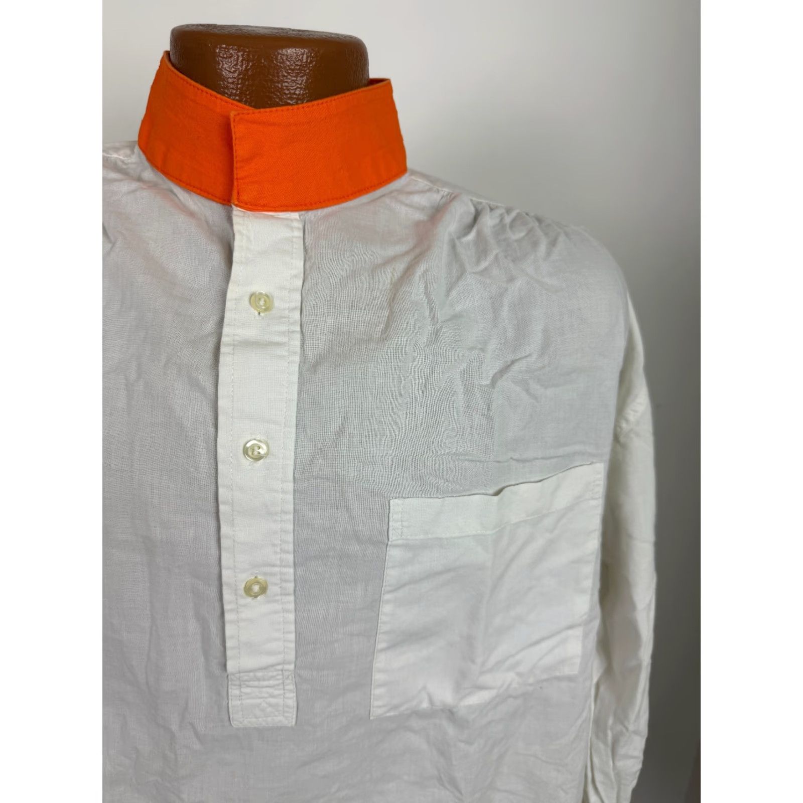 Vintage VINTAGE Wah Maker Shirt Men M Texas Longhorns Frontier Band Collar Pullover USA Size US M / EU 48-50 / 2 - 3 Thumbnail