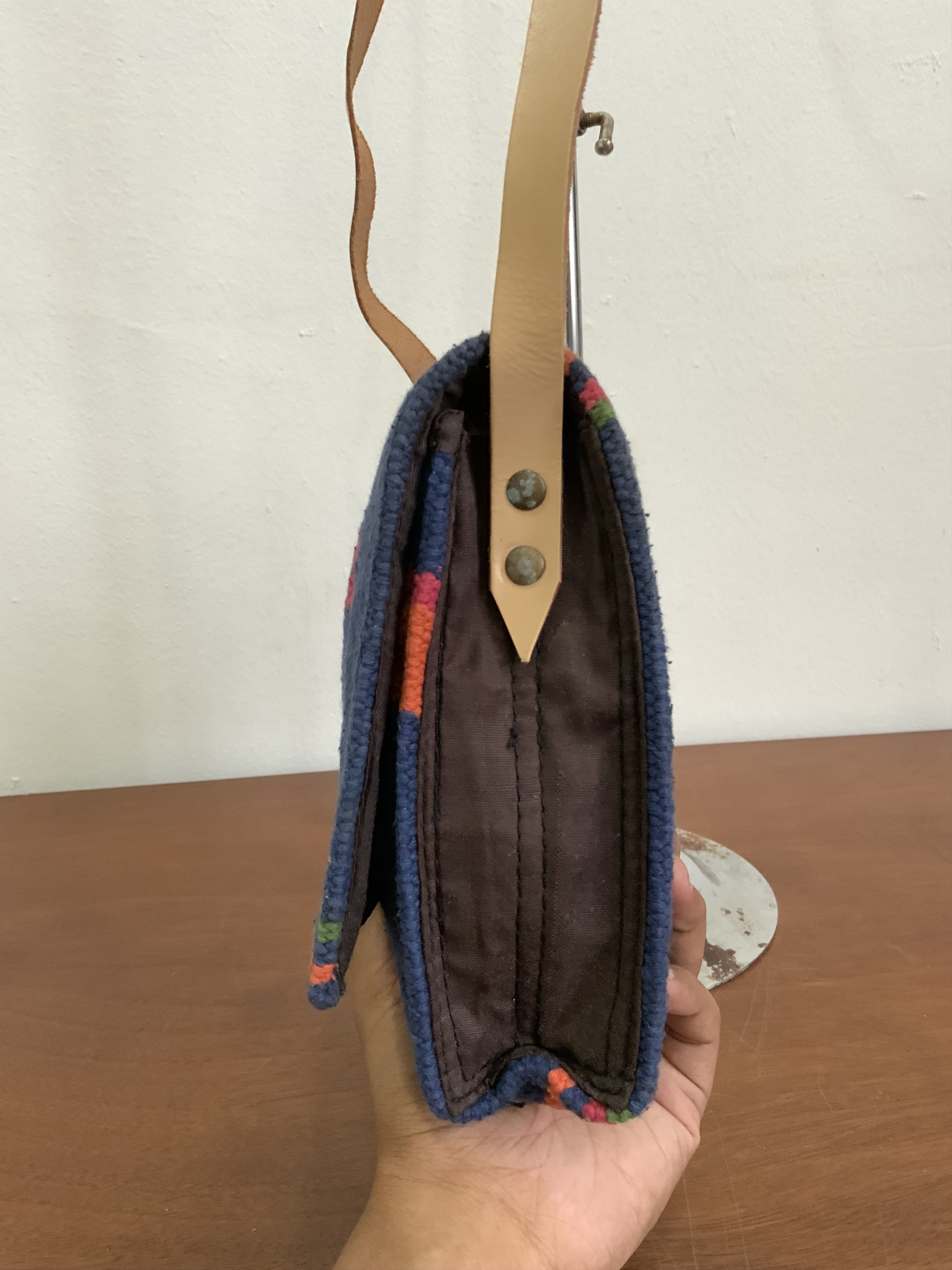 Japanese Brand Indigo Navajo Native Sling Cross Bag Size ONE SIZE - 8 Thumbnail