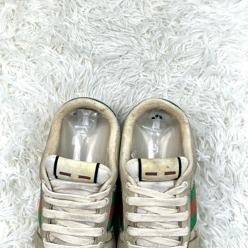 Gucci Gucci Screener Leather Sneakers in Green - Size US 9.5 / EU 42-43 - 8 Thumbnail