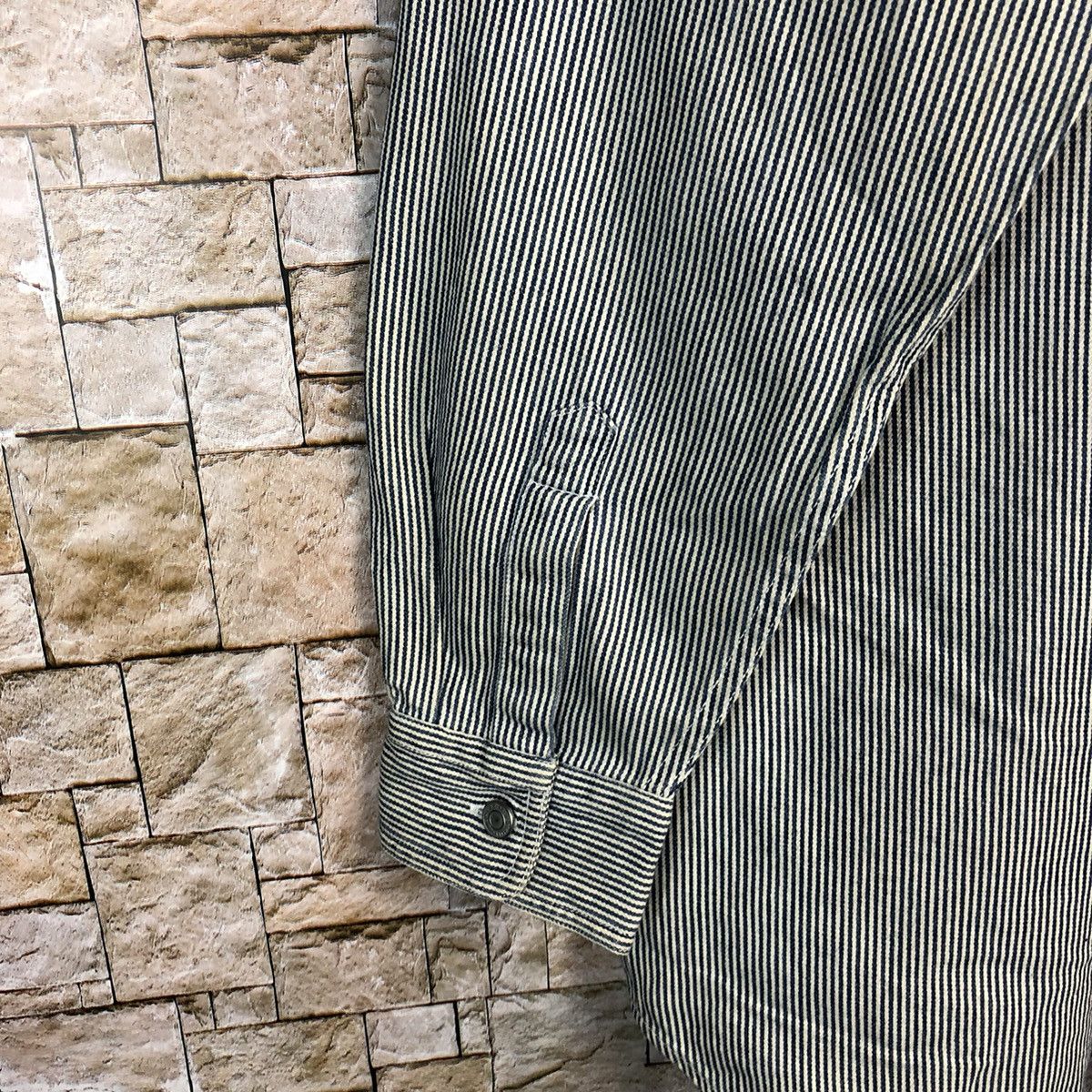 Vintage Elevis Presley Stripe Grey #A398 Size US M / EU 48-50 / 2 - 16 Thumbnail