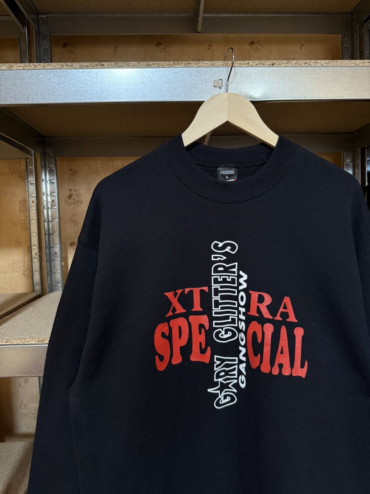 Band Tees × Vintage Vintage Gary Glitter Gangshow December Tour 1993 Sweatshirt Size US XL / EU 56 / 4 - 3 Thumbnail