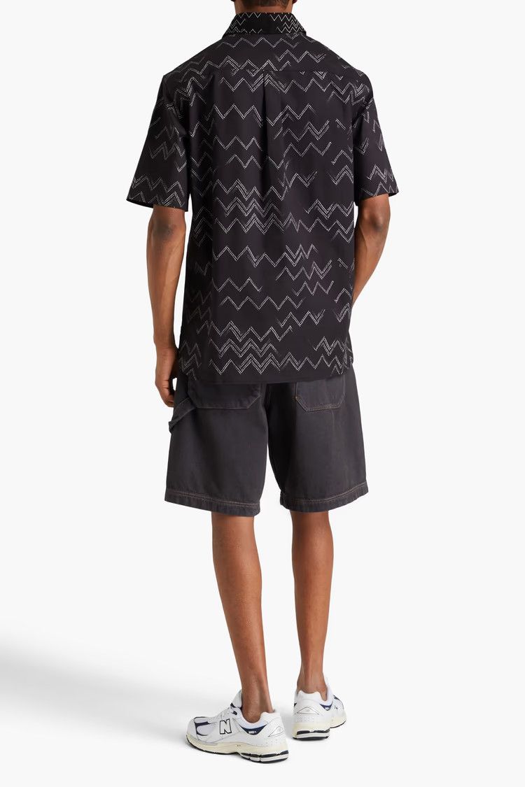 Missoni o1y0225 Patterned Shirt in Black/White Size US M / EU 48-50 / 2 - 3 Thumbnail