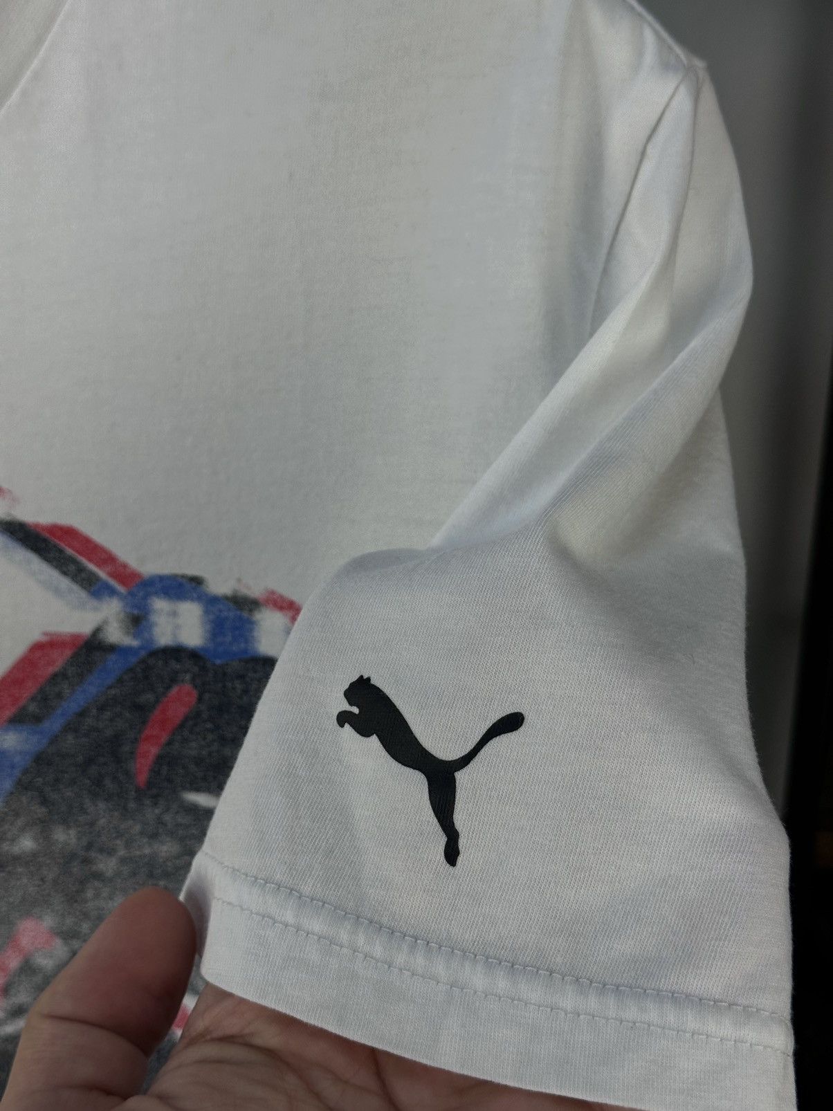 Puma × Red Bull PUMA Redbull Racing Double Bull Printed White T-Shirt Size US L / EU 52-54 / 3 - 4 Thumbnail