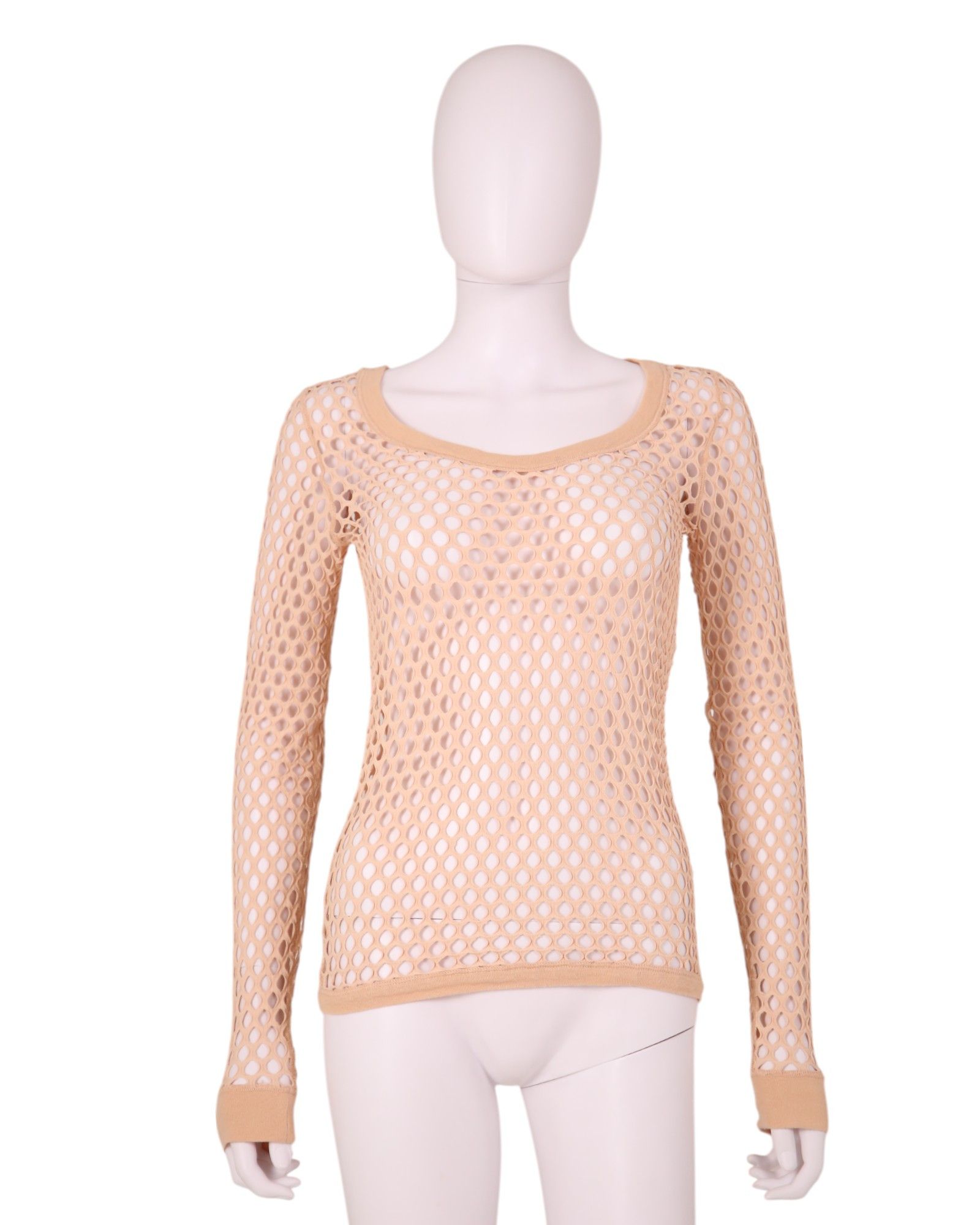 Dolce & Gabbana 2000's Honeycomb Cut-Out Pink Top Size S / US 4 / IT 40 - 1 Thumbnail