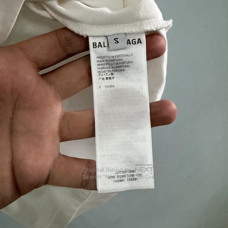 Balenciaga Balenciaga Scissor Wheat Short Sleeve T-Shirt Size US S / EU 44-46 / 1 - 4 Thumbnail