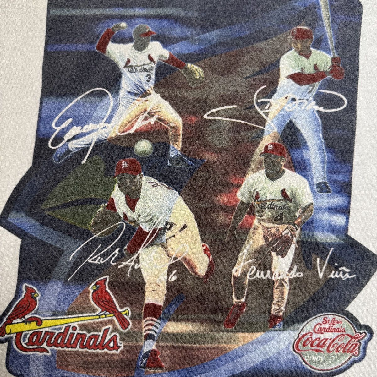 MLB × Vintage 2000s St Louis Cardinals Coca cola J.D. Drew Baseball sport Size US L / EU 52-54 / 3 - 3 Thumbnail
