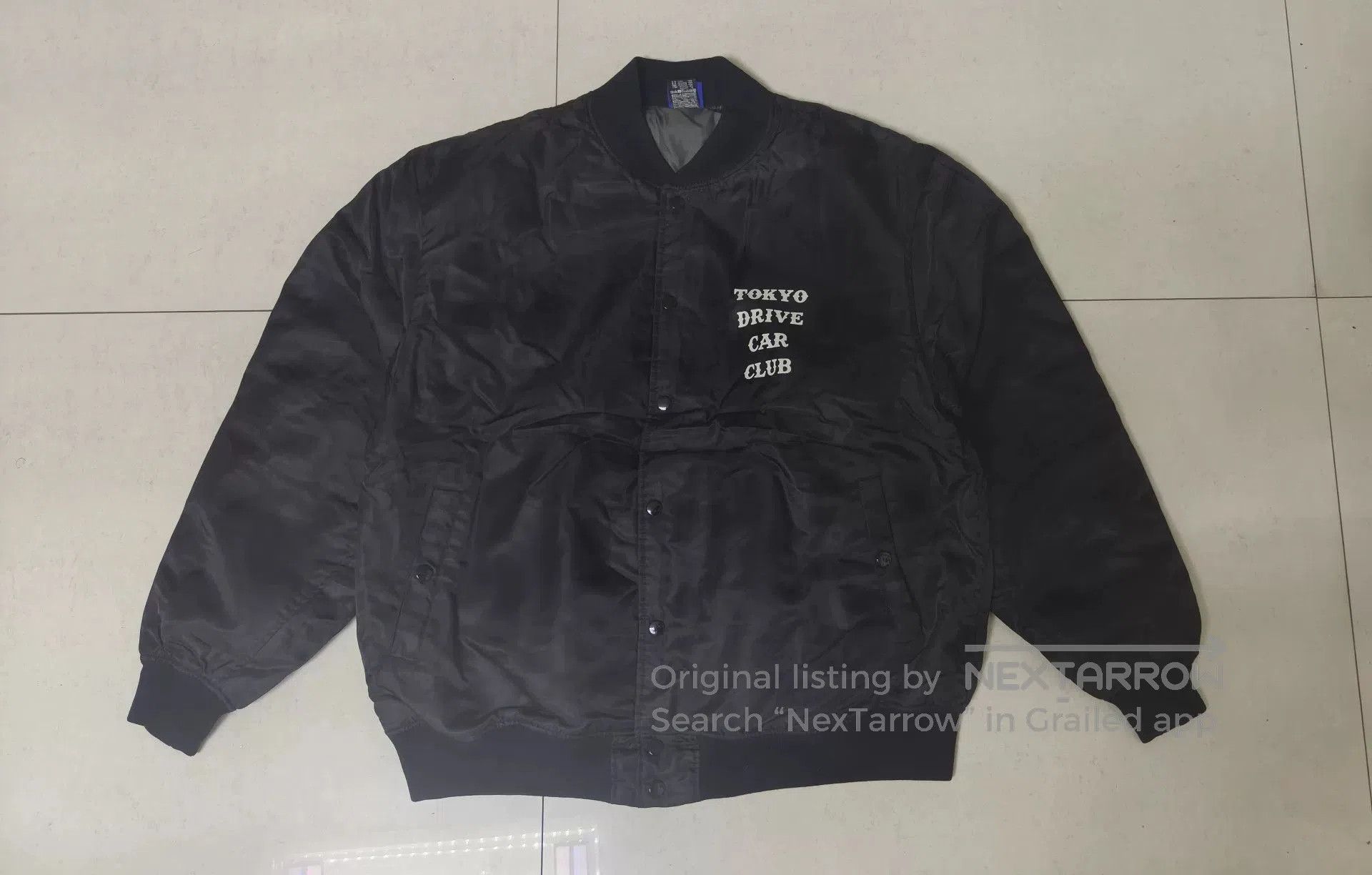 Hiroshi Fujiwara Tokyo Drive Car Club Baseball Jacket. Size US XL / EU 56 / 4 - 2 Thumbnail