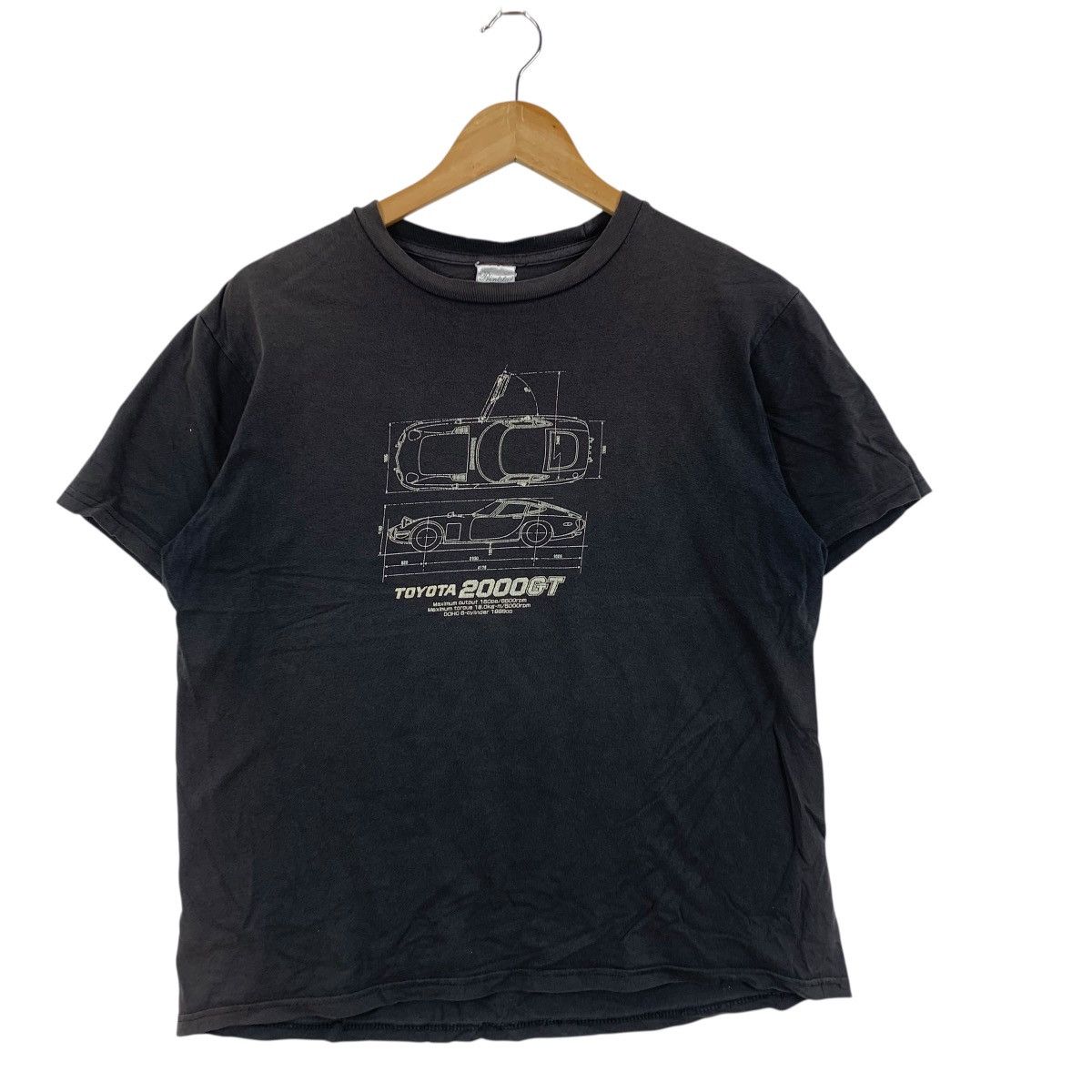 Other TOYOTA JAPAN DOHC 2000GT Racing Team Thrashed Tee Shirt Size US L / EU 52-54 / 3 - 5 Thumbnail