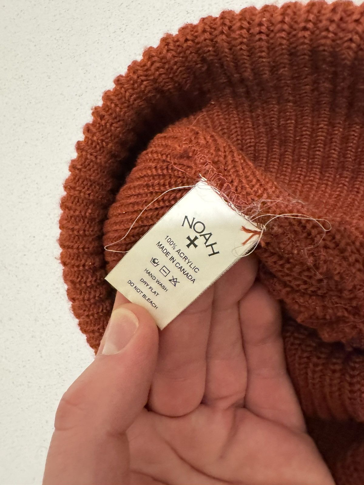 Noah NOAH maroon knit beanie Size ONE SIZE - 2 Thumbnail