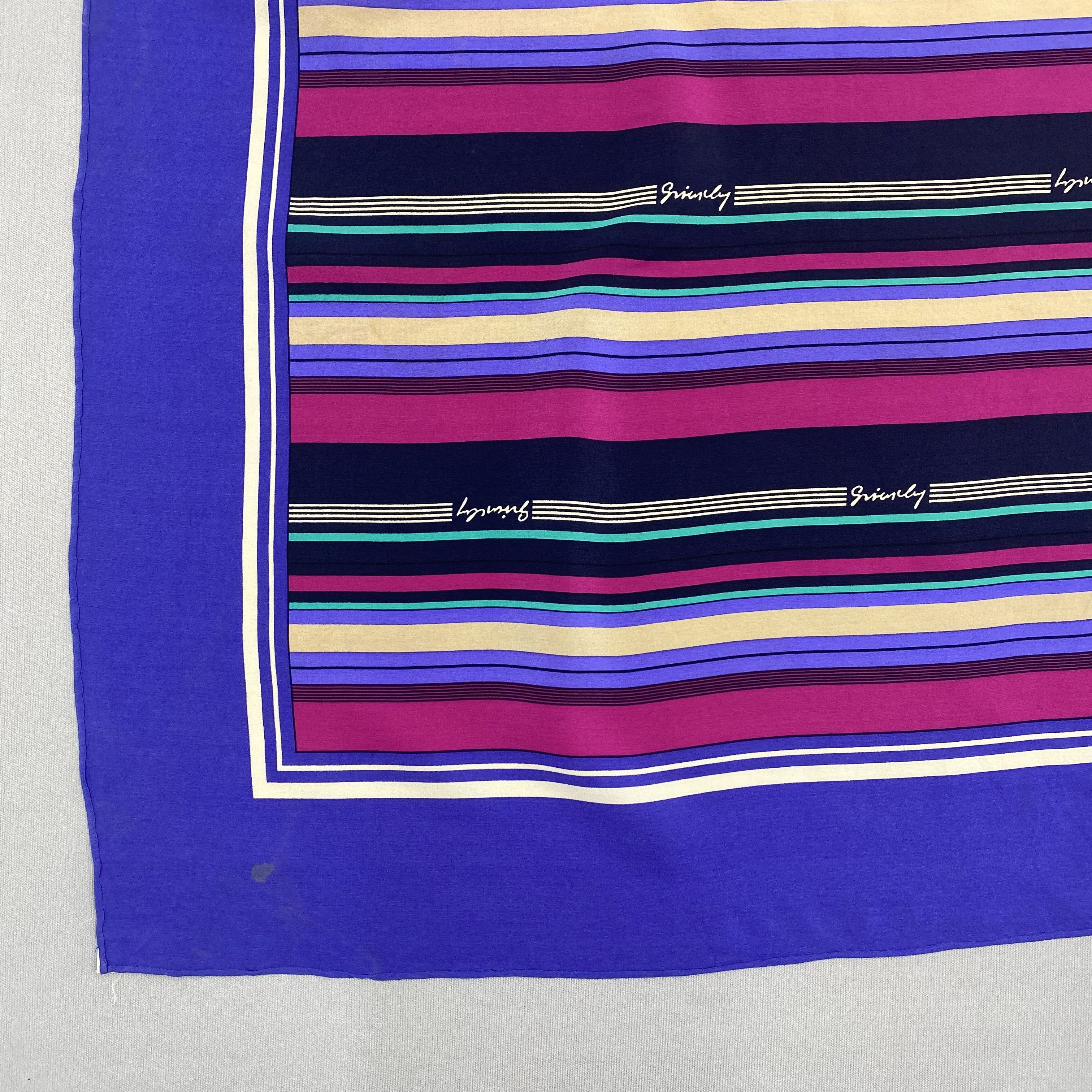 Givenchy Vintage Givenchy SILK Scarf Twill Stole Wraps Scarves Size ONE SIZE - 8 Thumbnail